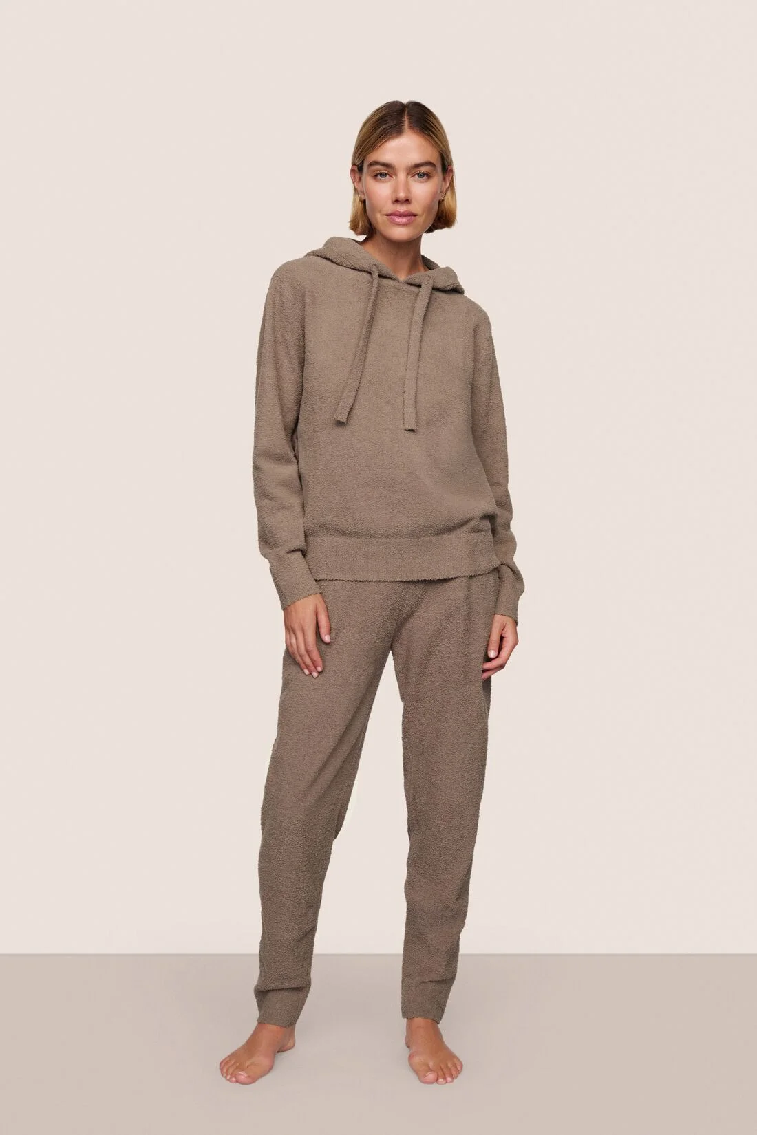 Recycled Boucle Relaxed Fit Jogger - 1