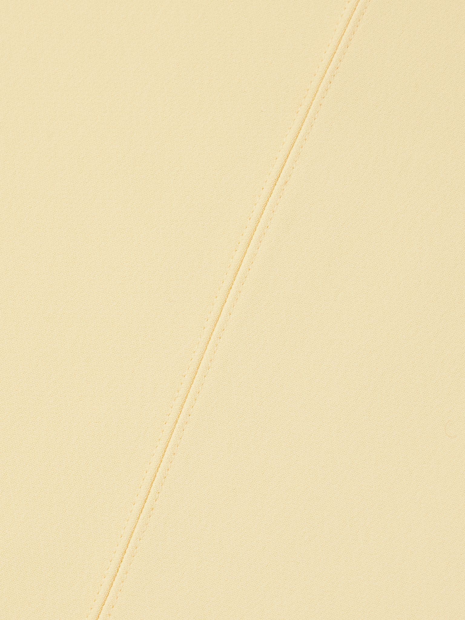 Draped crepe midi dress Pastel yellow - 4