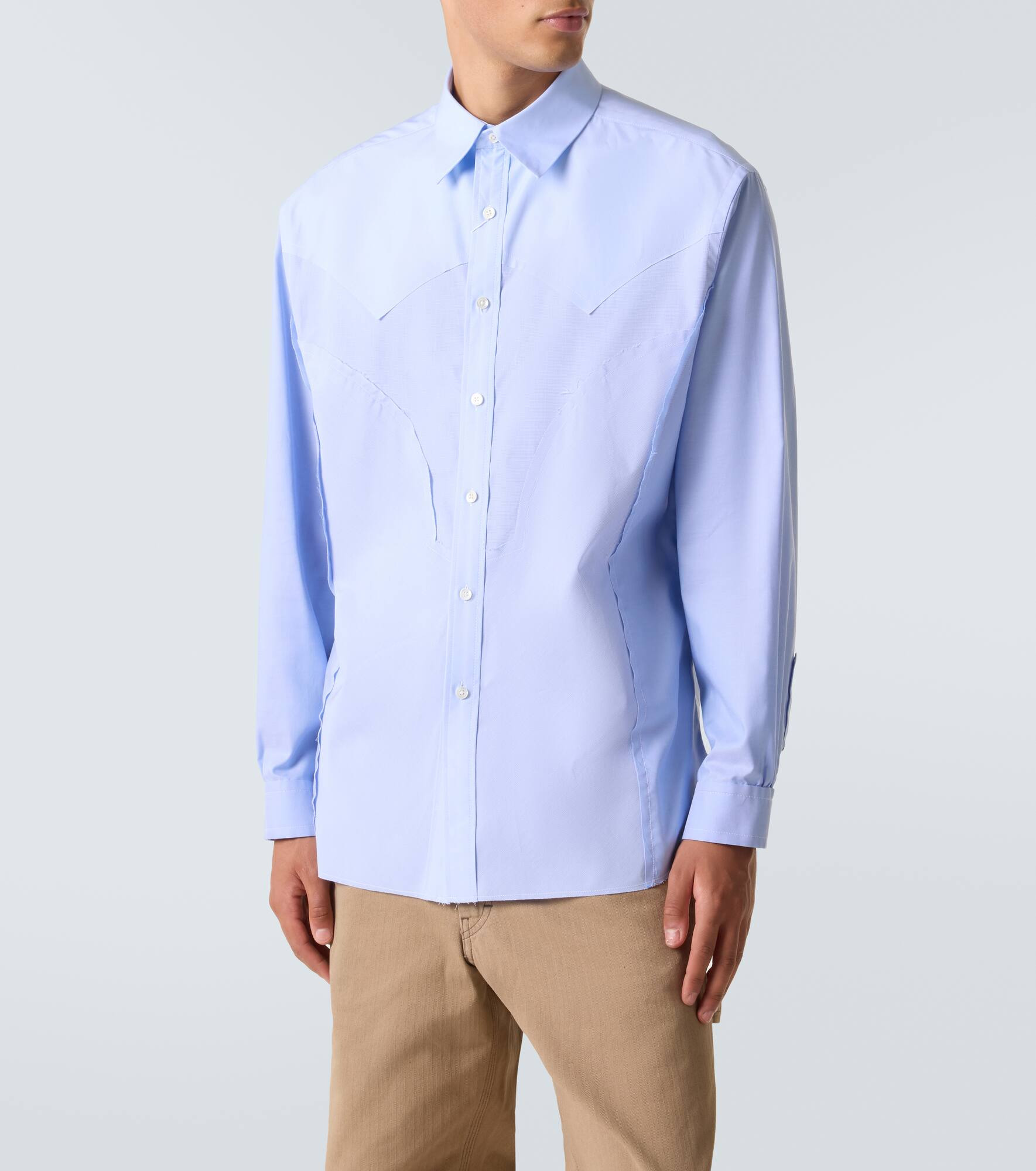 Cotton poplin shirt - 3