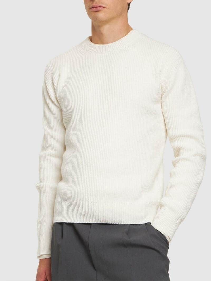 Knit crewneck sweater - 3