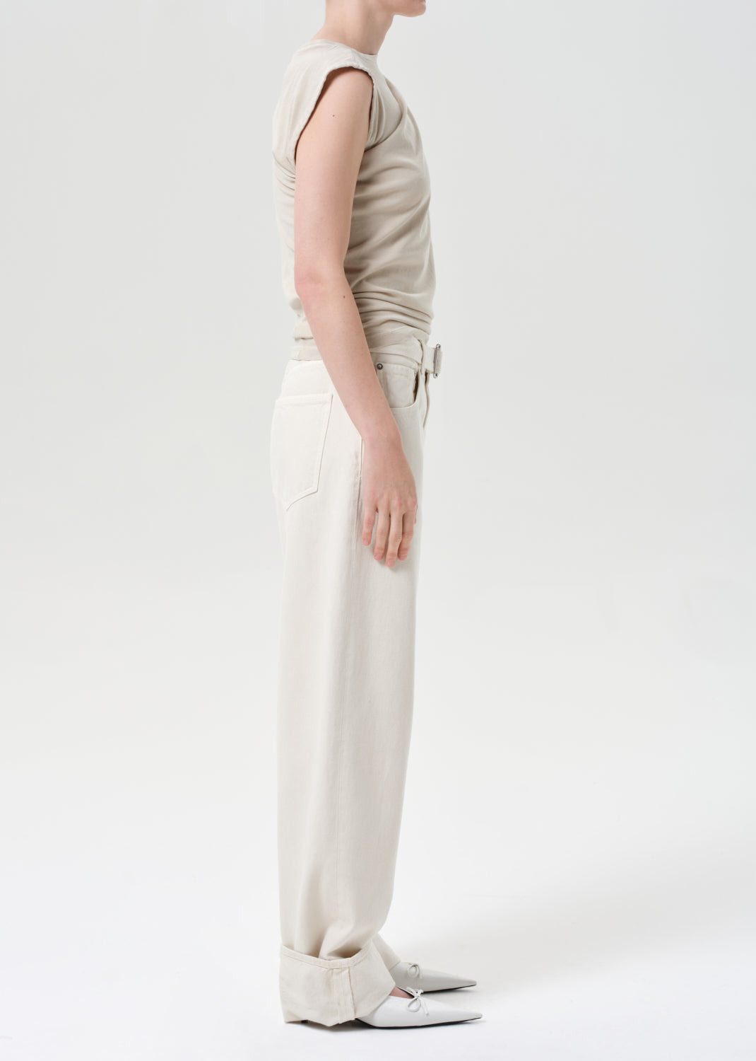 CUFFED TAPER IN BROWN RICE - 3