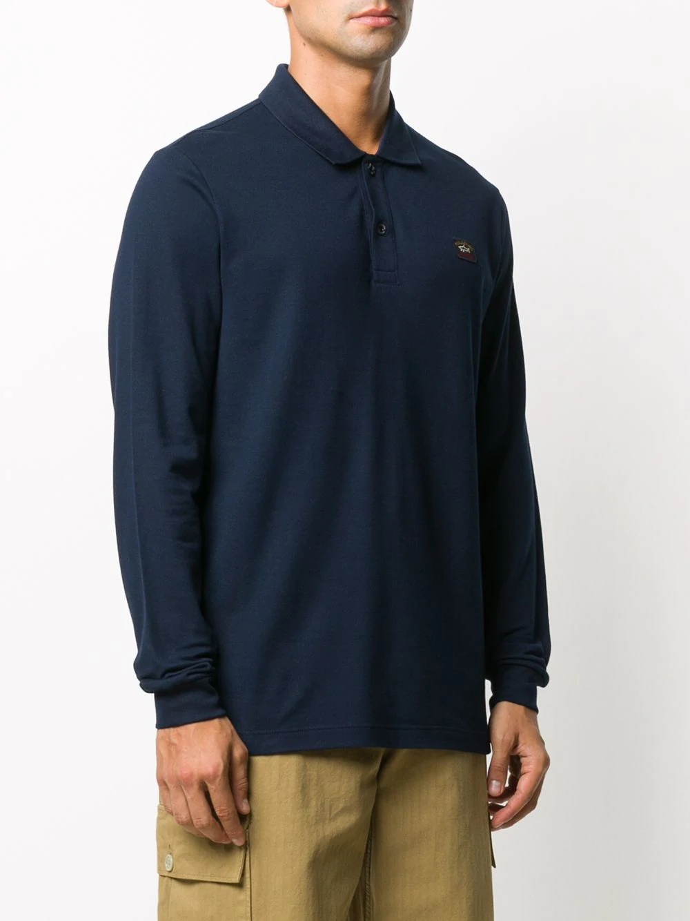 long sleeve polo shirt - 3