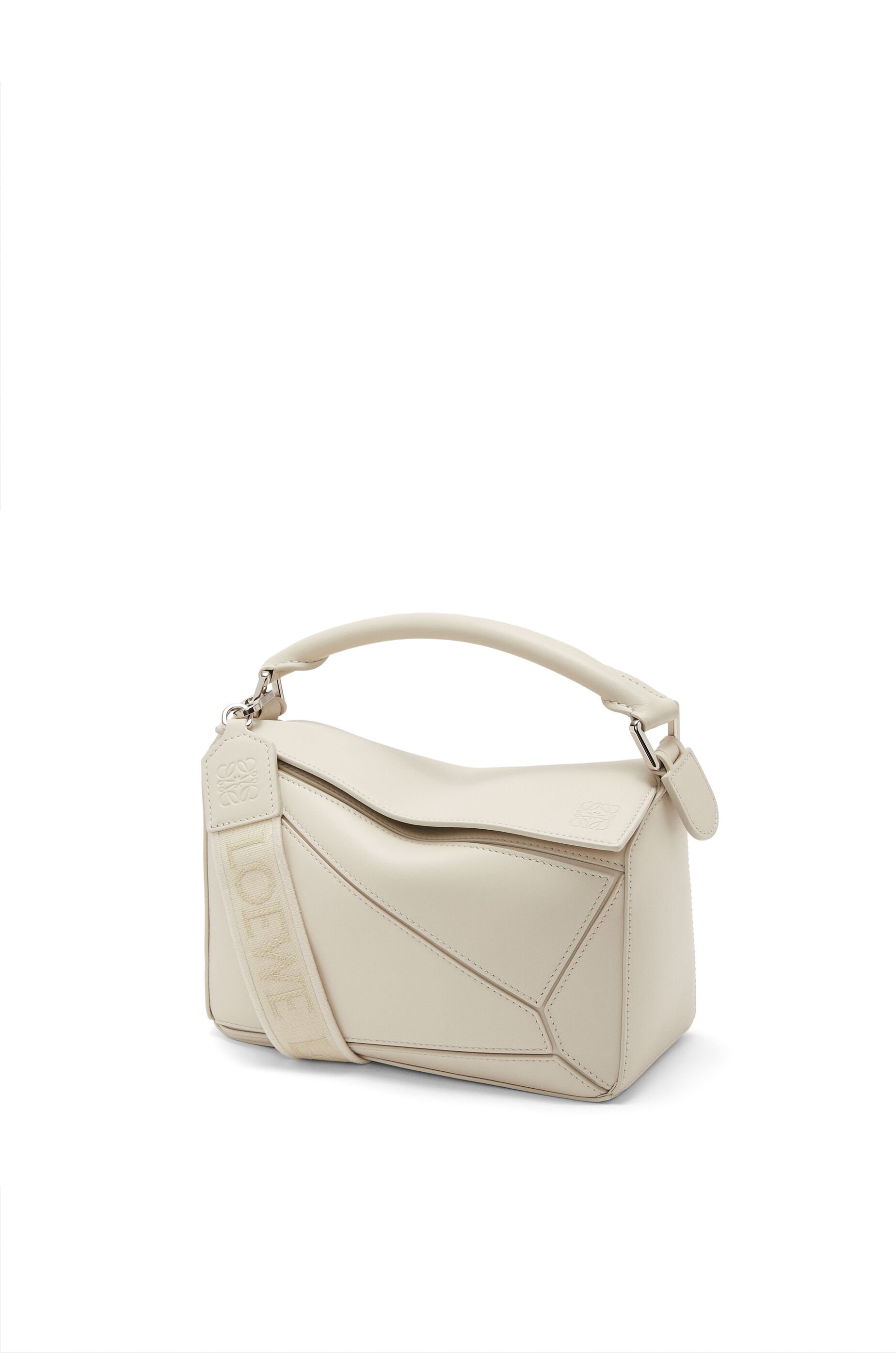 Small Puzzle bag in satin calfskin - 1