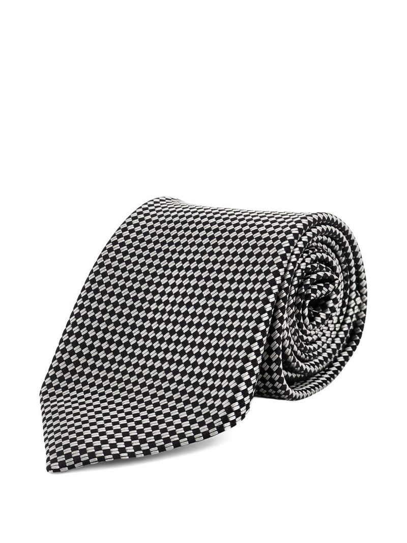 TOM FORD patterned tie outlook