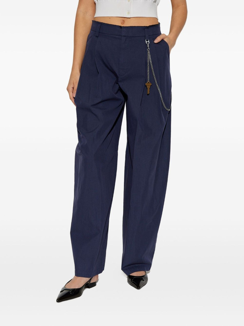pleated chain-detail trousers 3