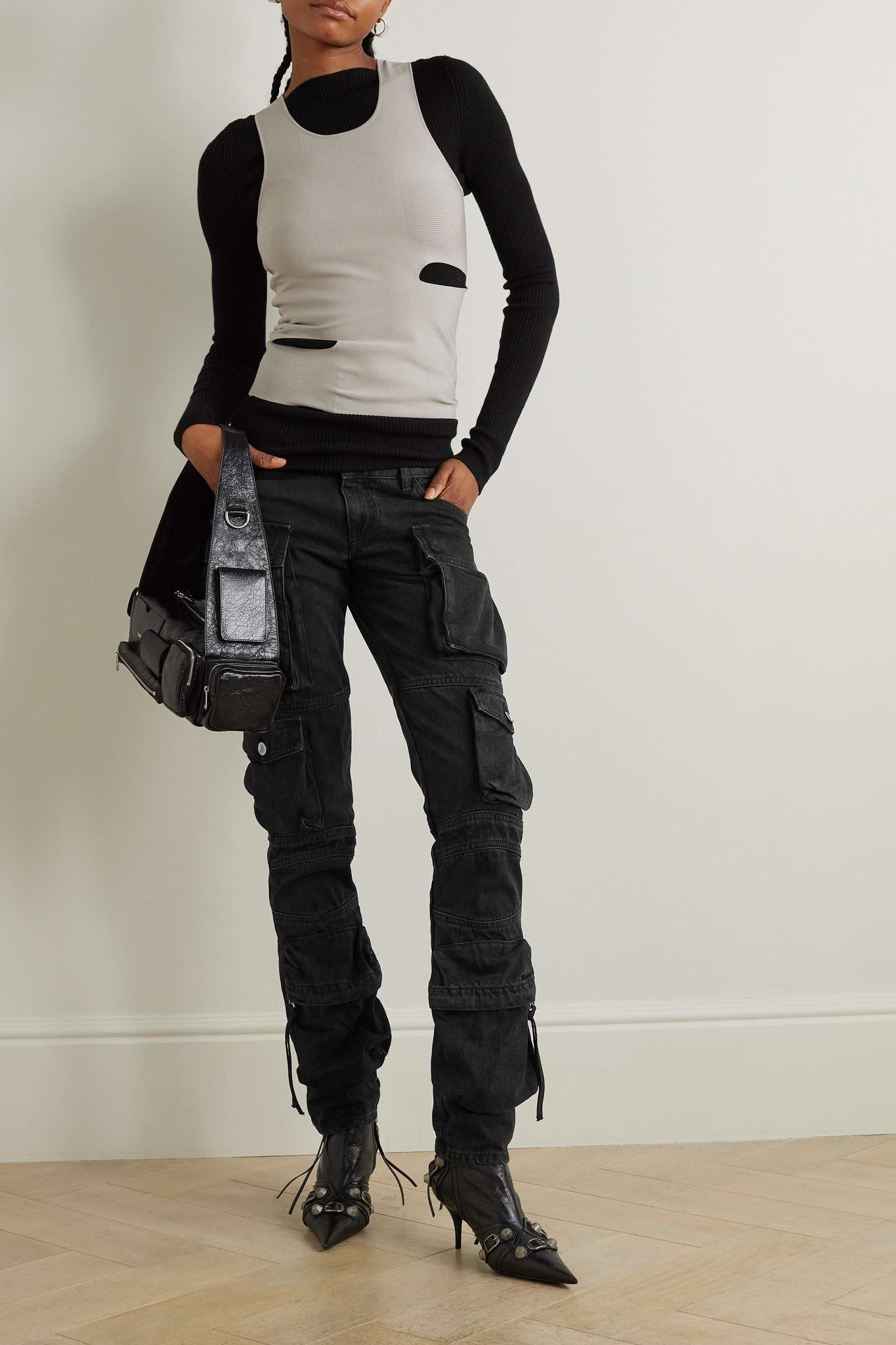 Essie low-rise straight-leg cargo jeans - 2