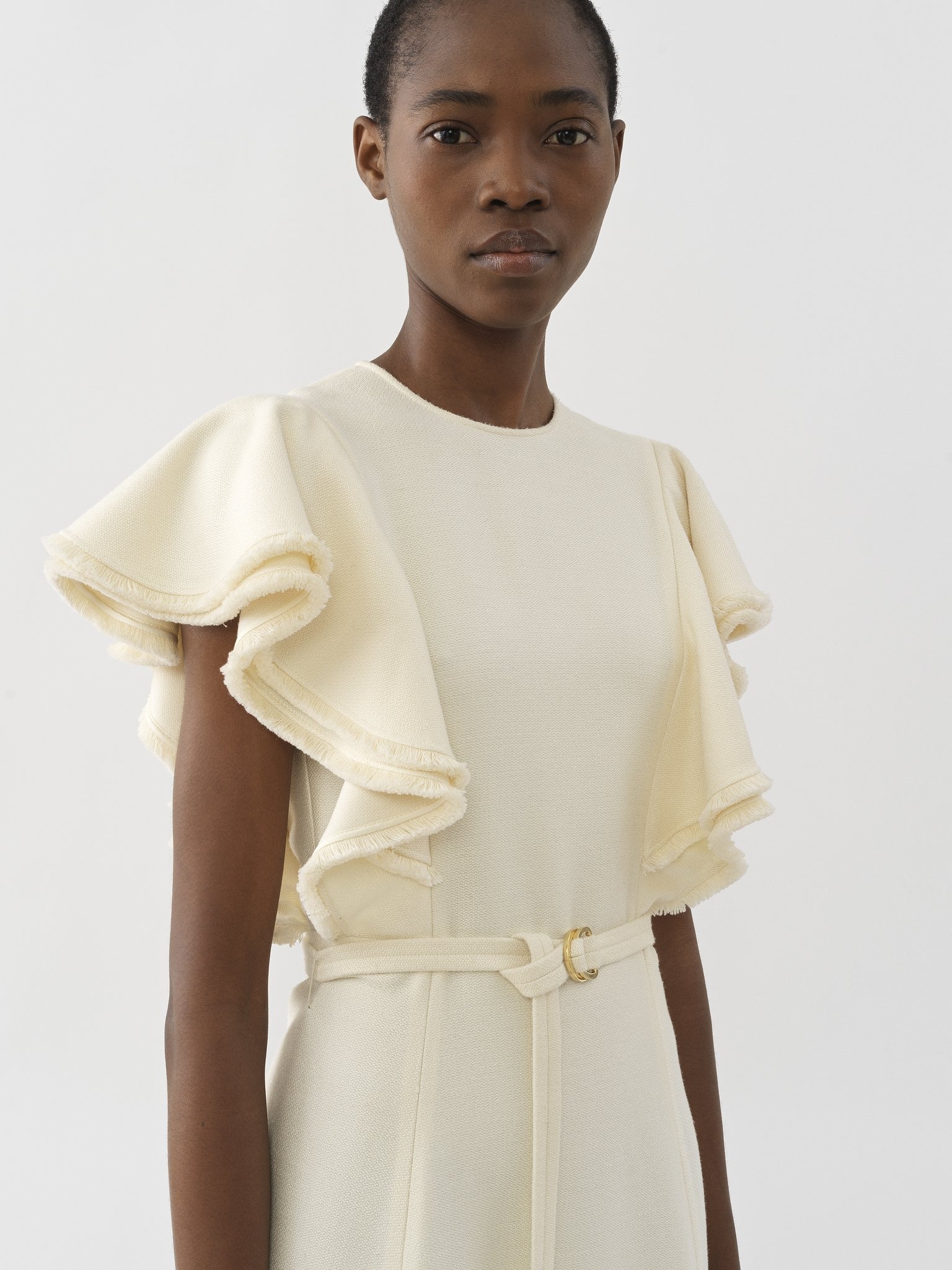 WING-SLEEVE MIDI DRESS - 5