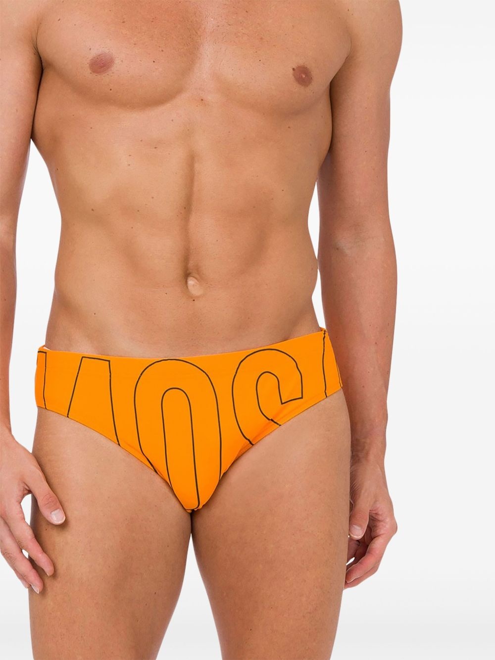 logo-print swim briefs - 3