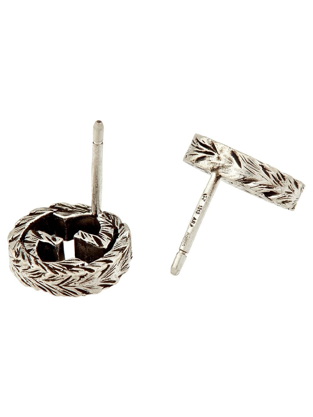 Interlocking GG stud earrings - 3