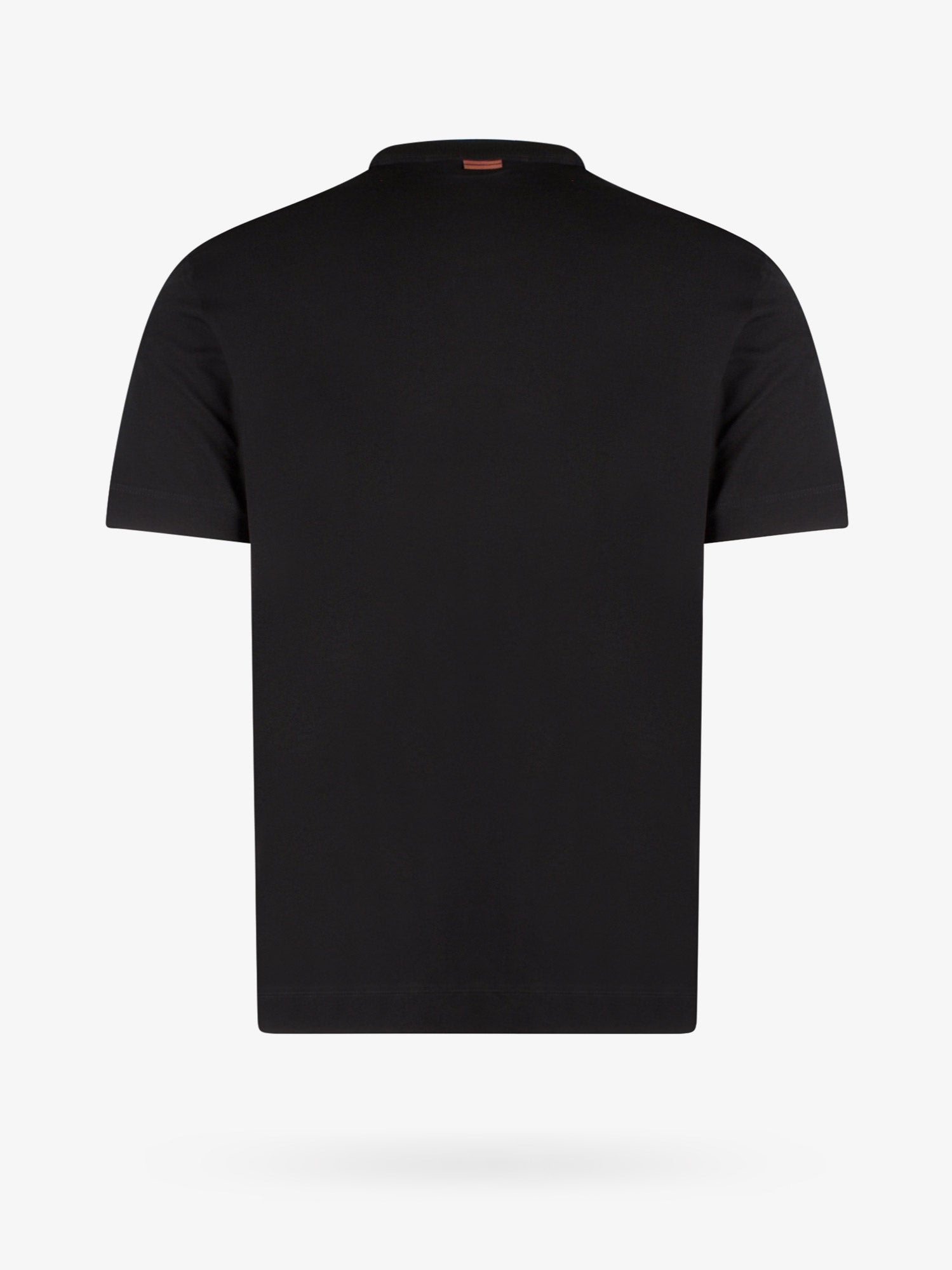 Tシャツ・カットソー Zegna Basic T-Shirt With Logo Embroidery Zegna logo-embroidered Cotton T-shirt | Blue | FARFETCH