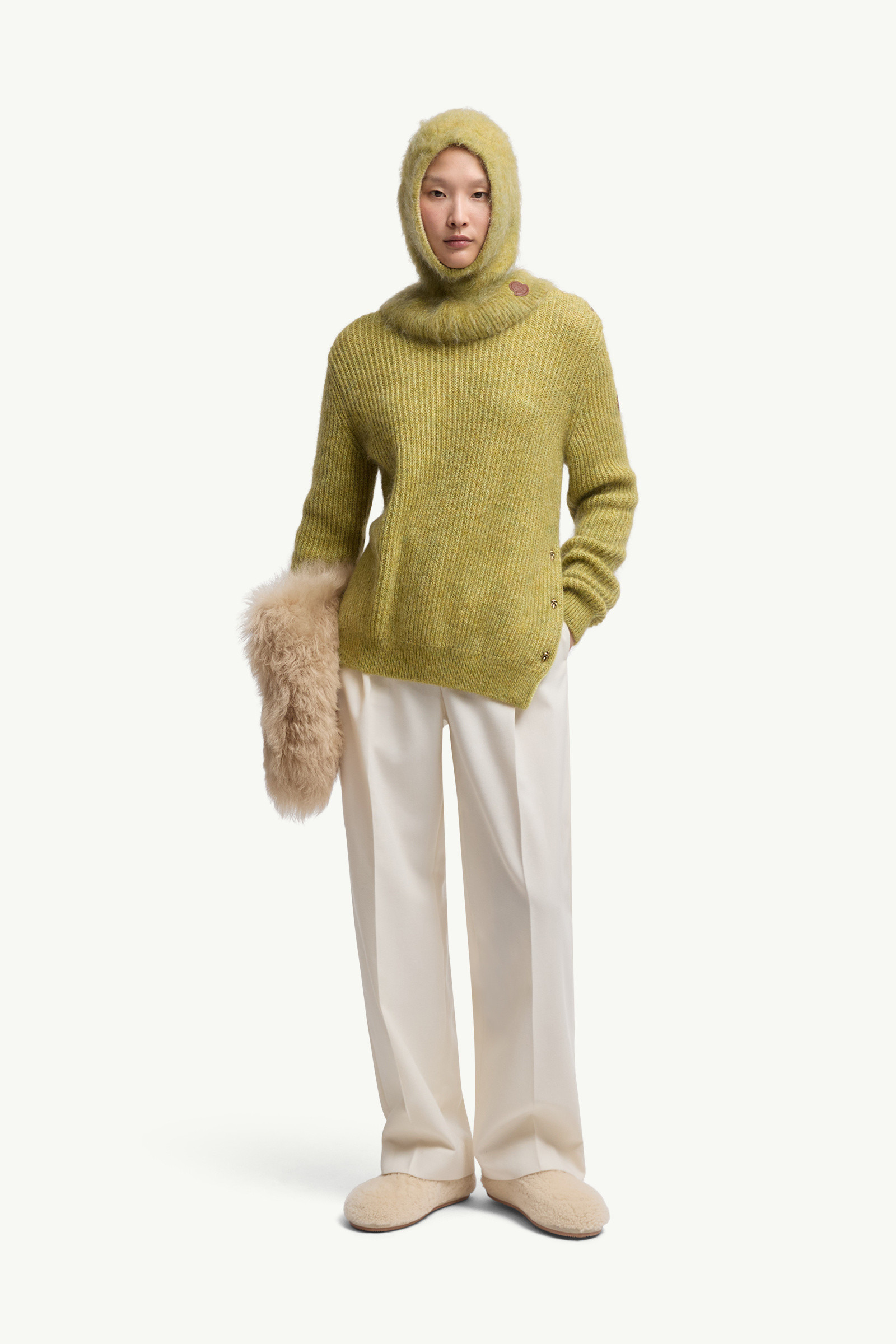 Mohair & Wool Blend Sweater - 2