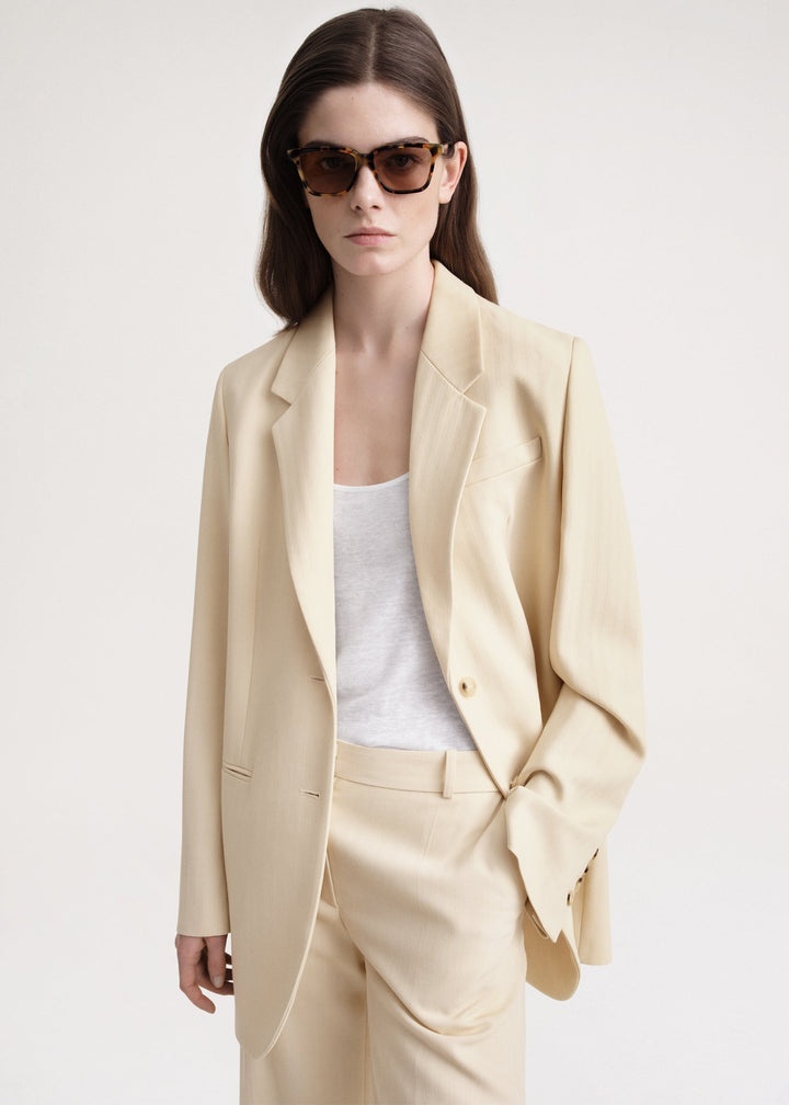 【TOTEME】Sand tailored jacket Toteme Tailored Suit Beige 2.jpg