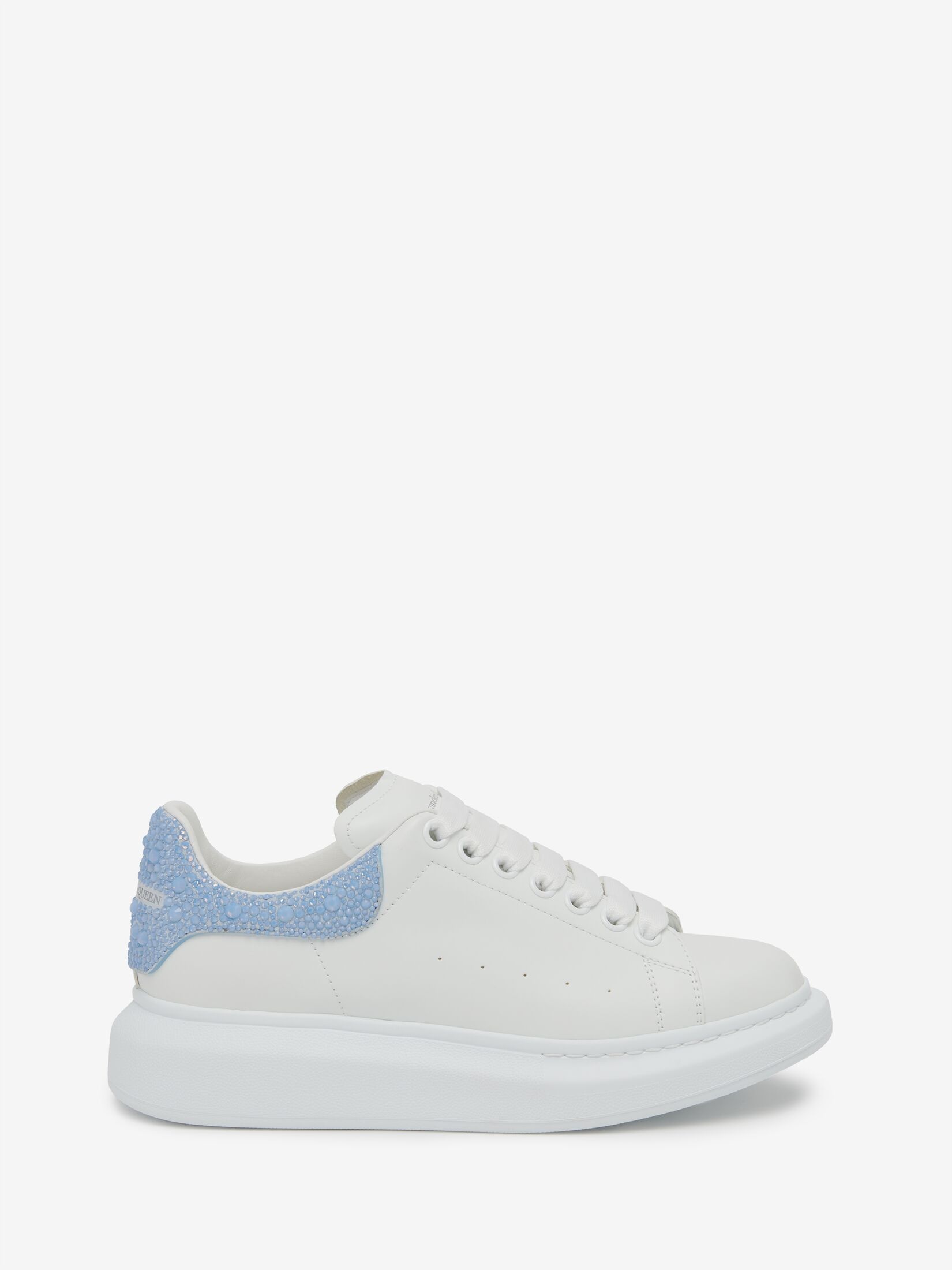 Women's Oversized Sneaker in Powder Blue/silver - 1