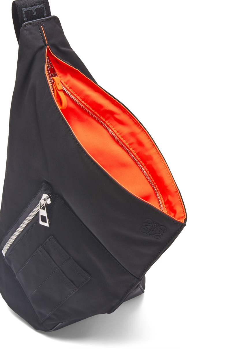 Anton Sling in nylon and calfskin 5