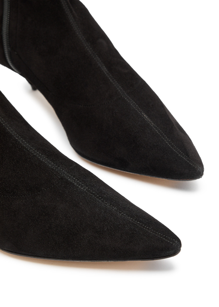 The Row Liisa 40 Suede Ankle Boots - 3