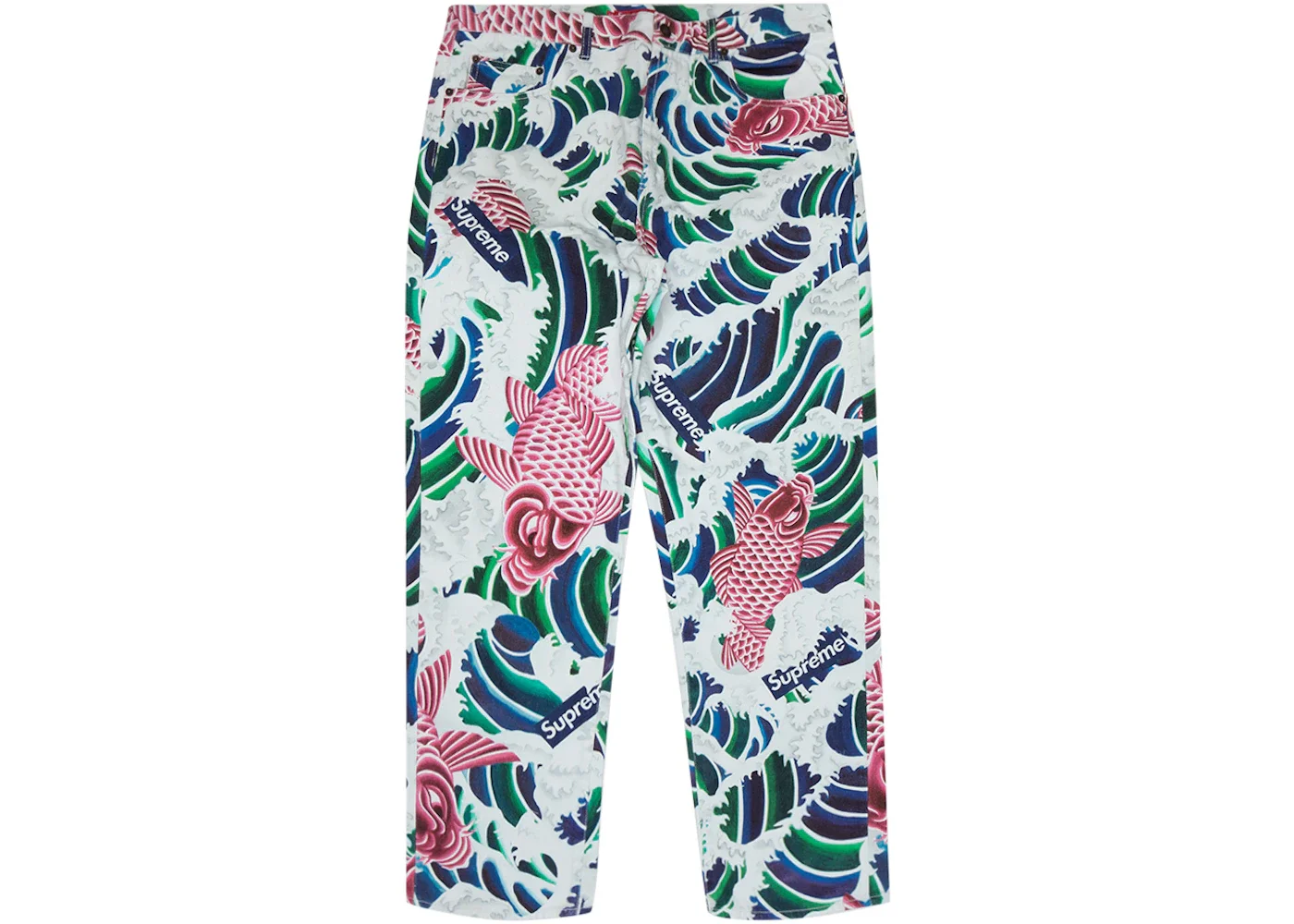 Supreme Waves Regular Jean Multicolor - 1
