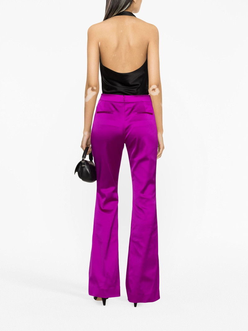 flared satin trousers 4