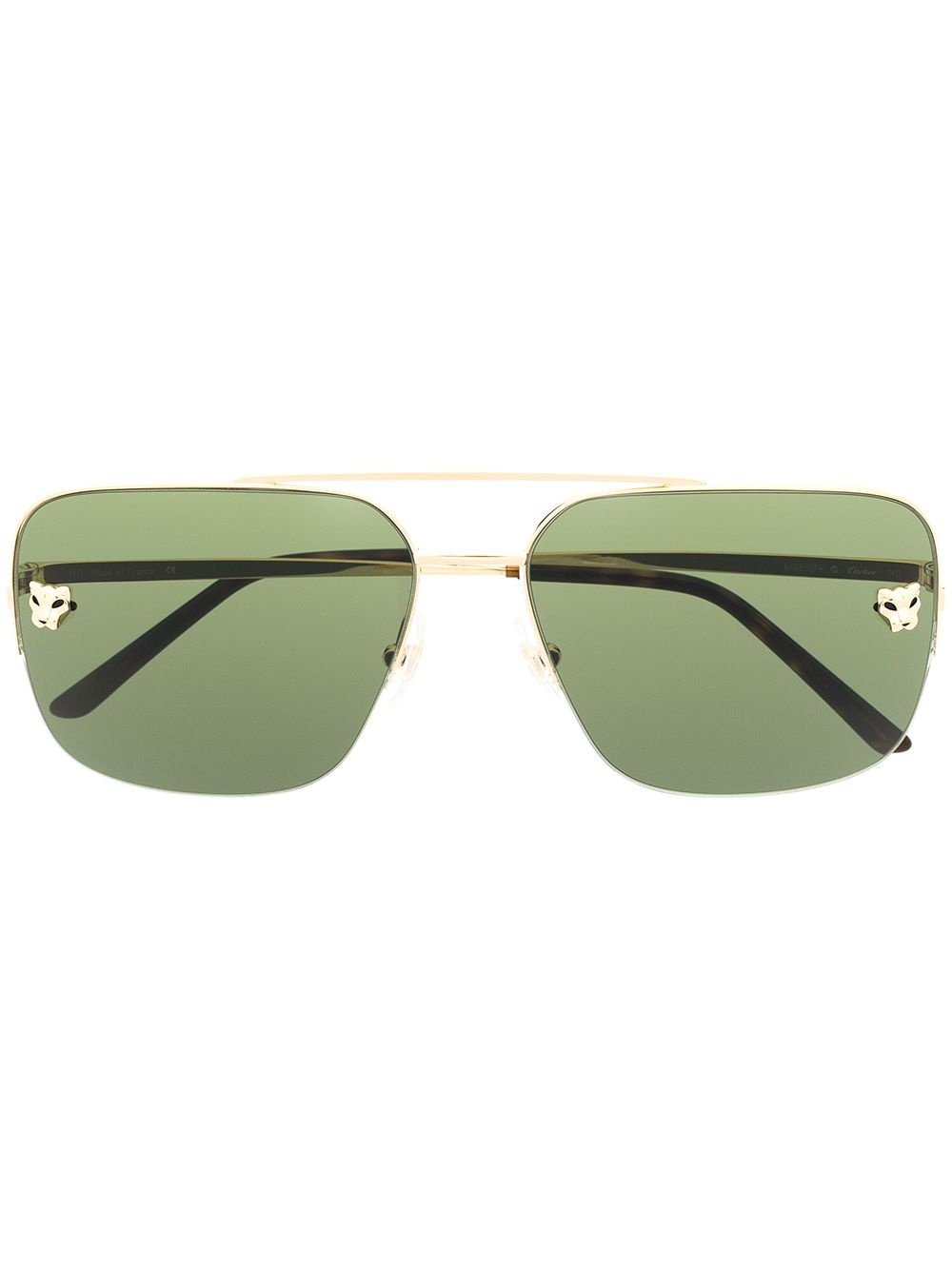 aviator-frame sunglasses - 1