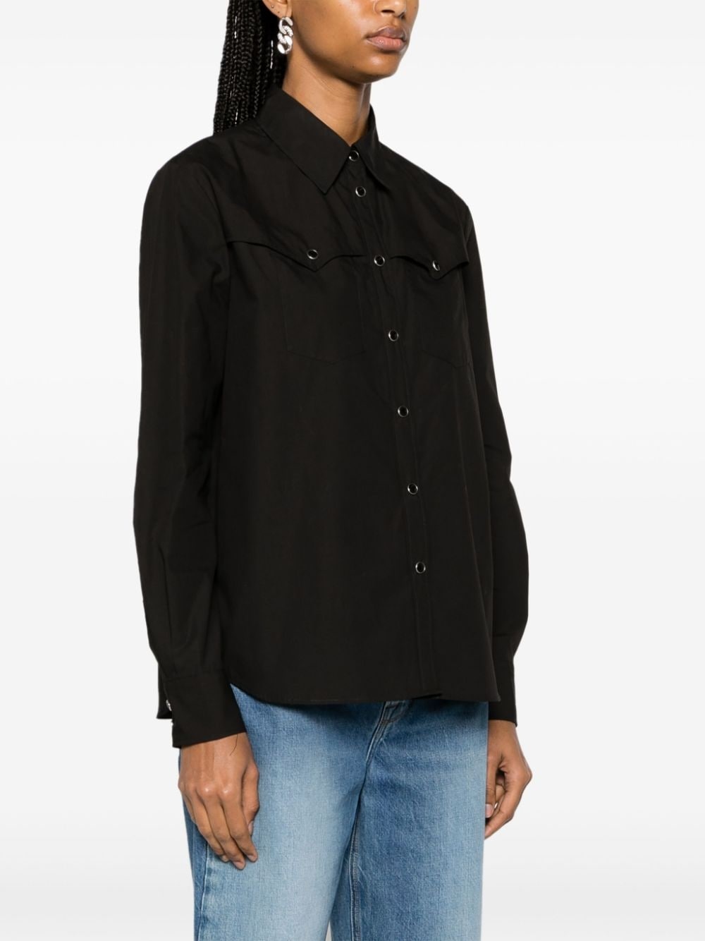 Western-stitched cotton shirt - 3