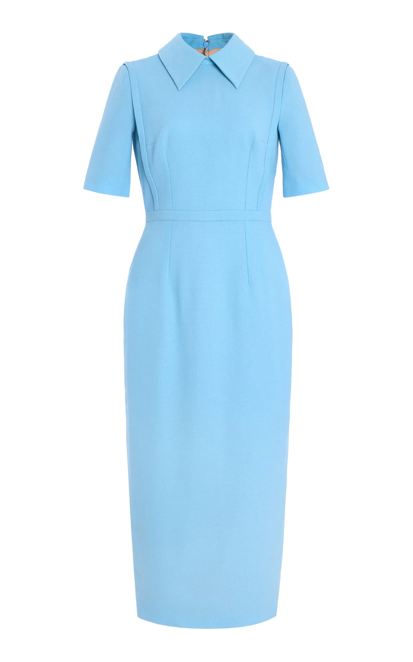 Clotilde Wool Bodycon Dress light blue - 1