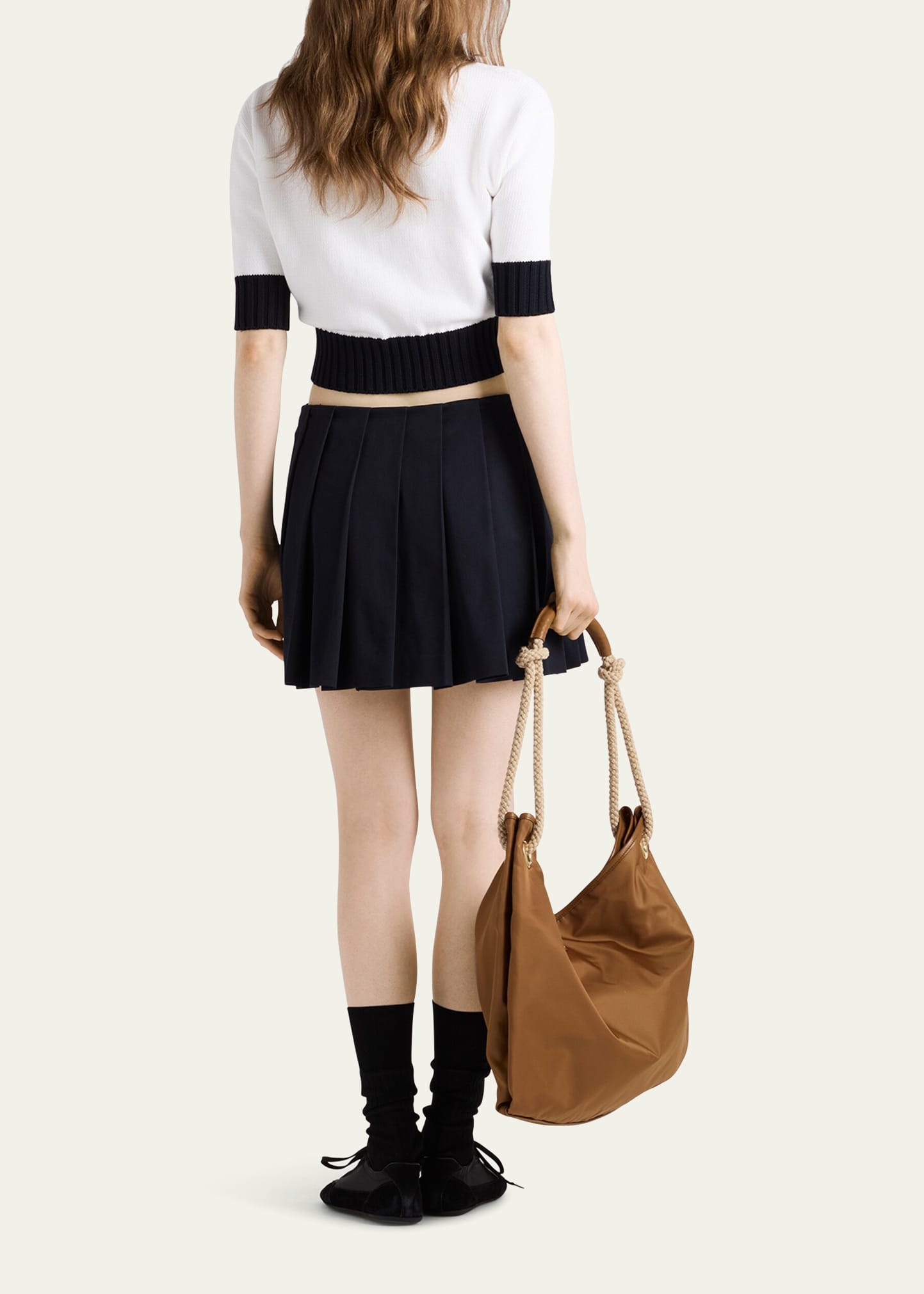 Cropped Cotton Cardigan - 3