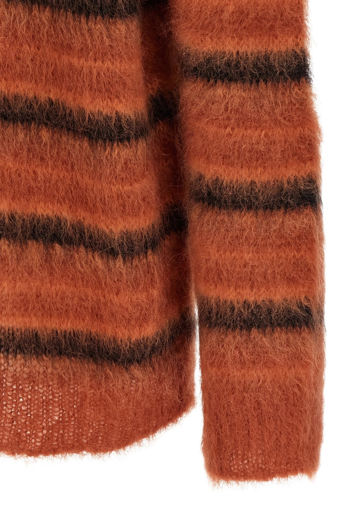 Brushed striped cardigan - 4