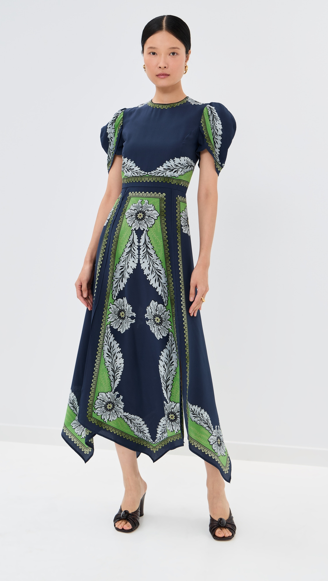 Cherie Silk Scarf Dress - 6