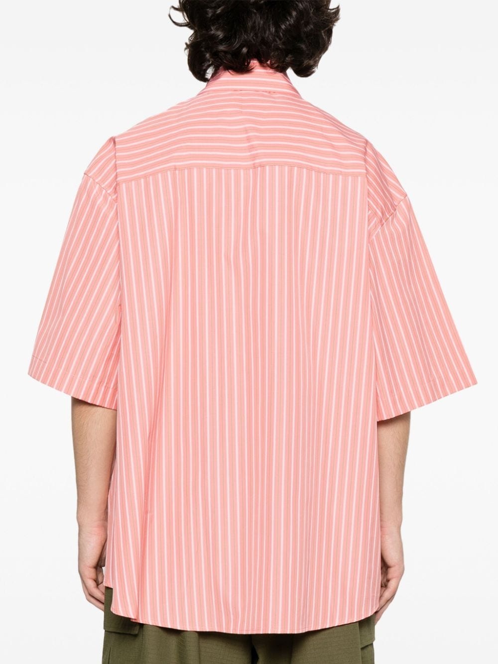 striped bowling shirt - 4