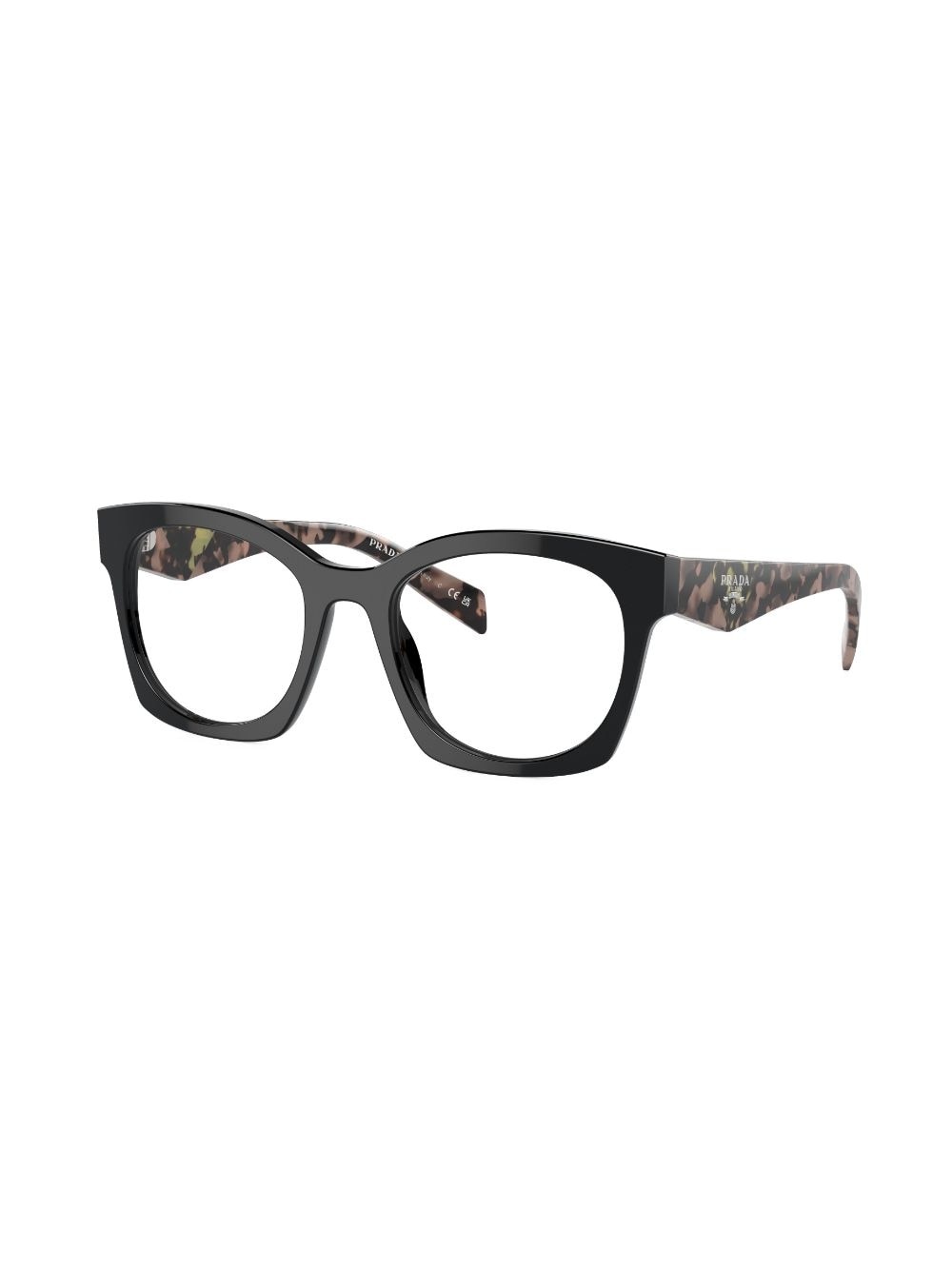 logo-lettering D-frame glasses - 2