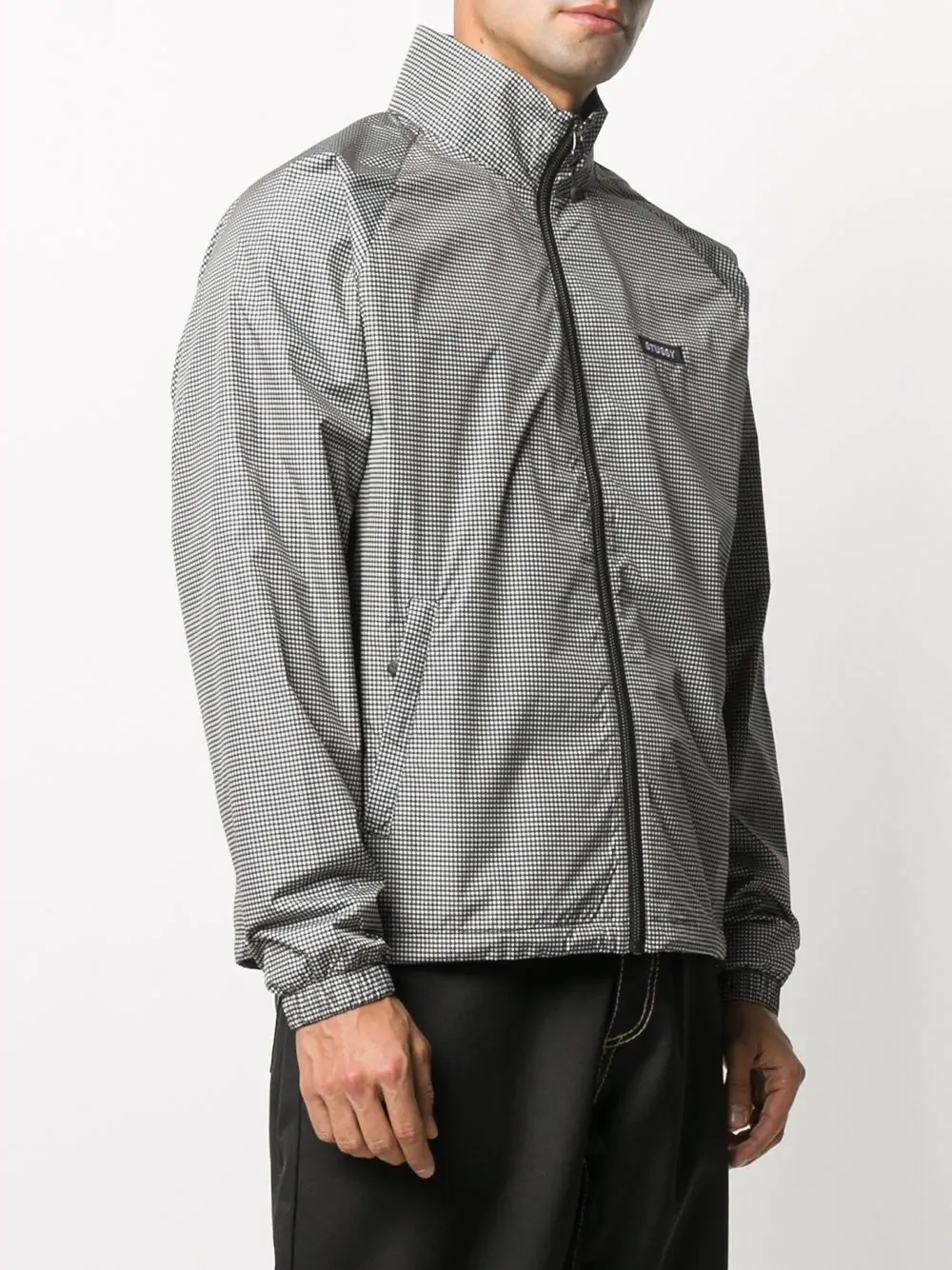 zipped rain jacket - 3