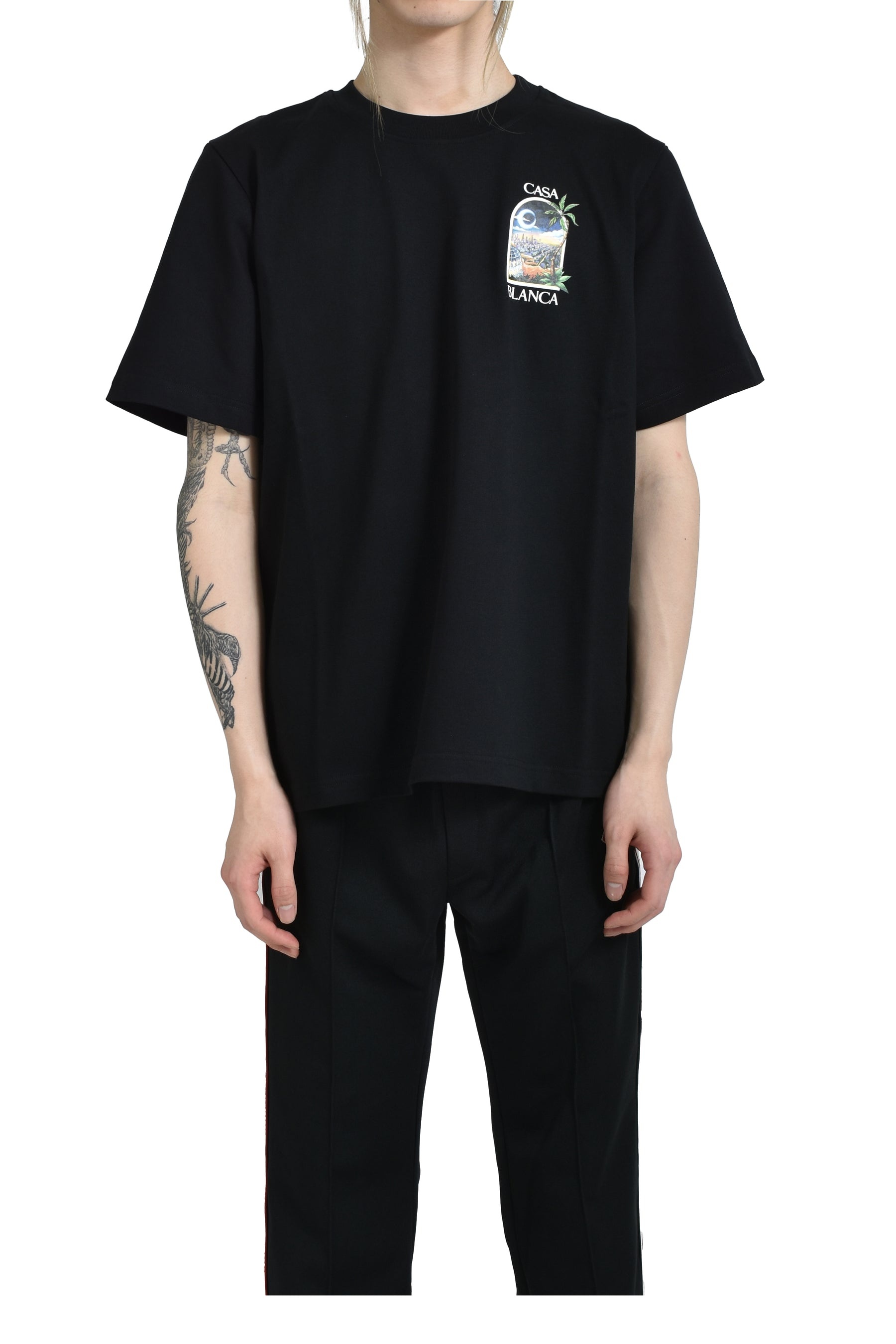 [CASABLANCA]ラ・ナイトTシャツ LA Nights T-Shirt| Casablanca Paris