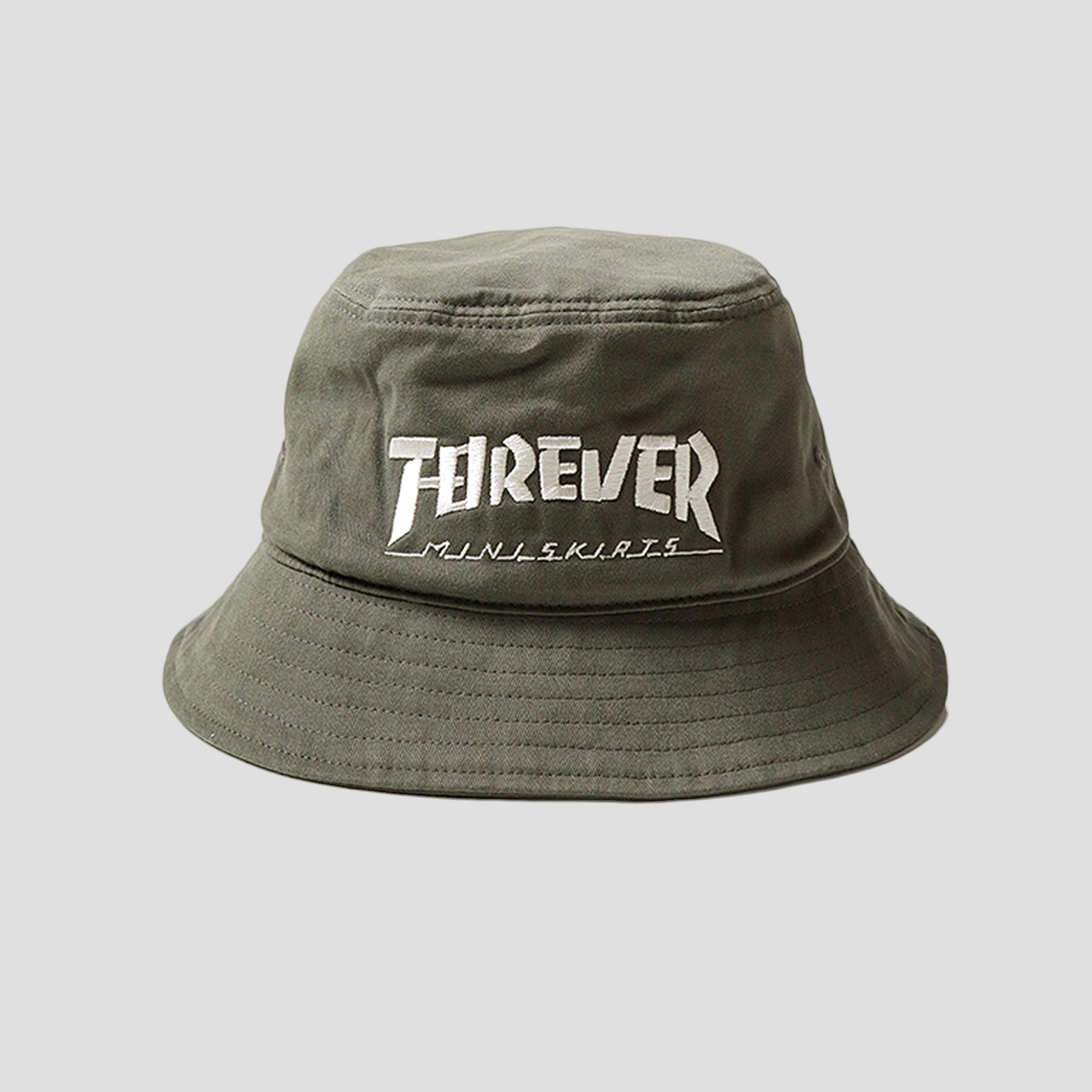 BRUSHED TWILL BUCKET HAT - FOREVER MINI SKIRT - 1