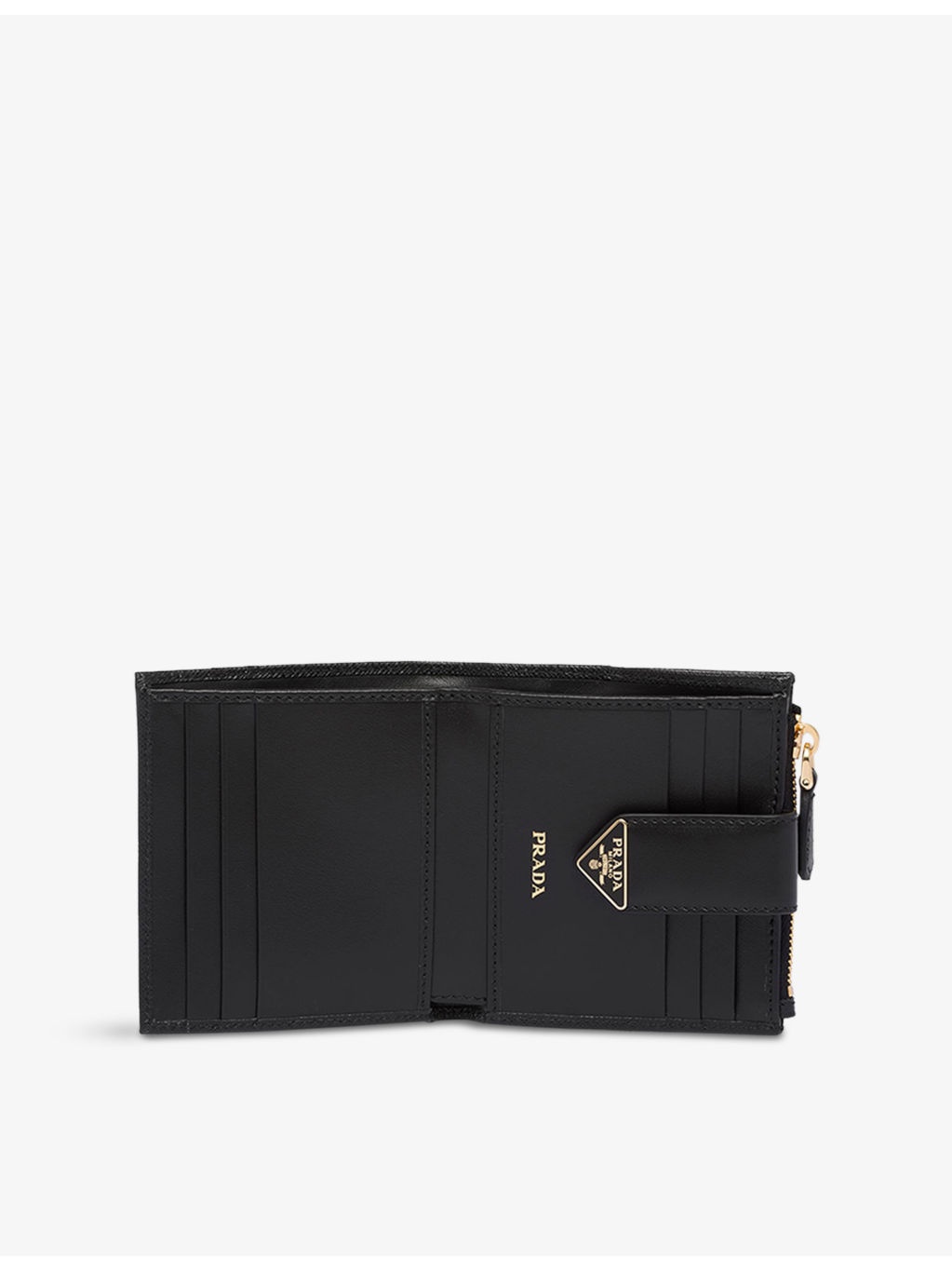 Logo-plaque bifold leather card holder - 4