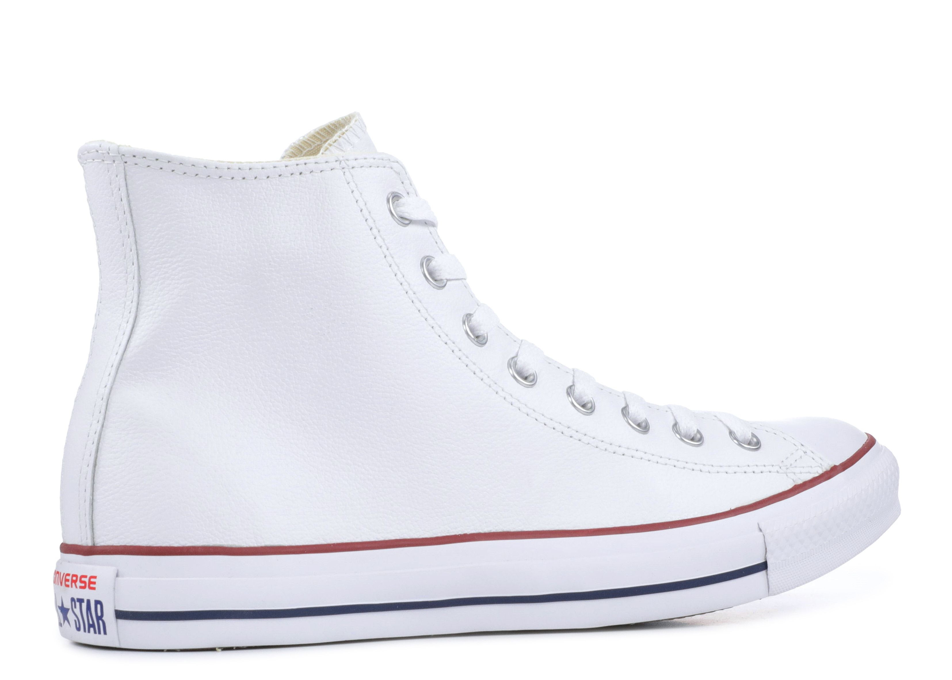 CHUCK TAYLOR ALL STAR LEATHER HI 'WHITE' - 3