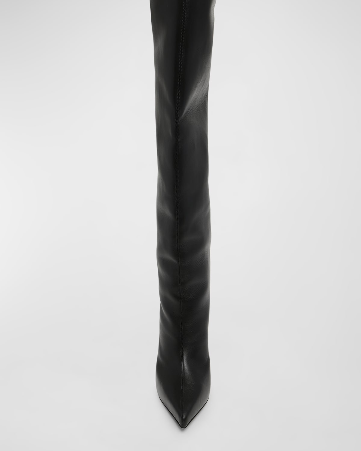 Armadillo Leather Over-The-Knee Boots - 5