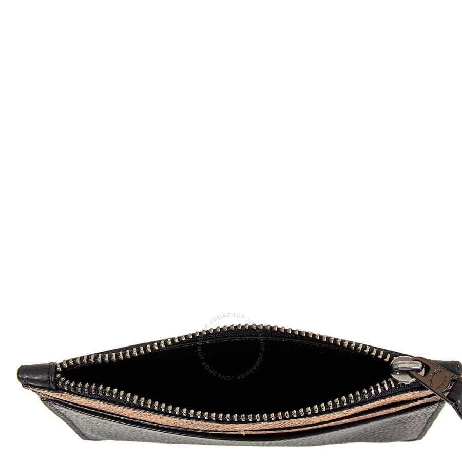 Coach Signature Canvas Blocking Card Case - 6