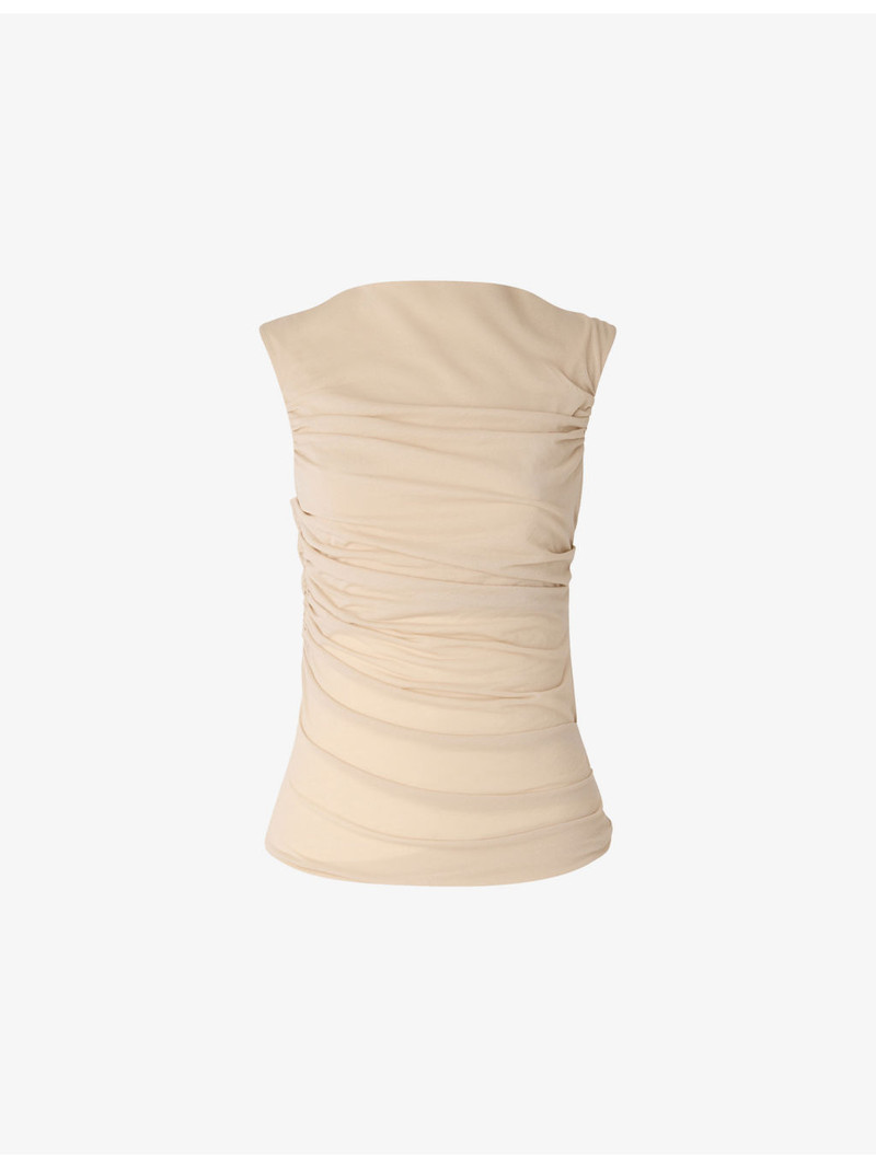 Irina Gathered-Detail Cotton-Blend Vest Top 1