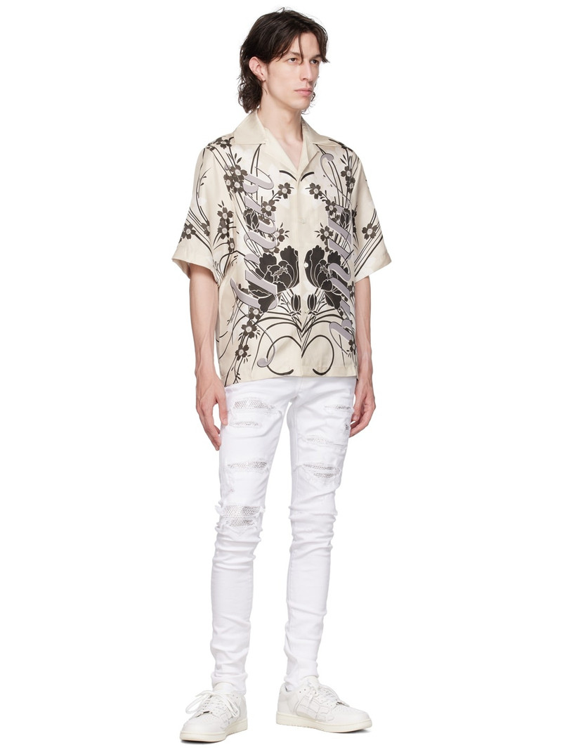 White Crystal Jeans 4