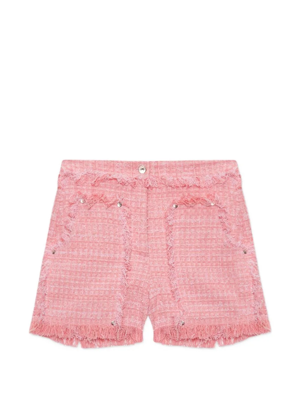 fringed-hem shorts - 1