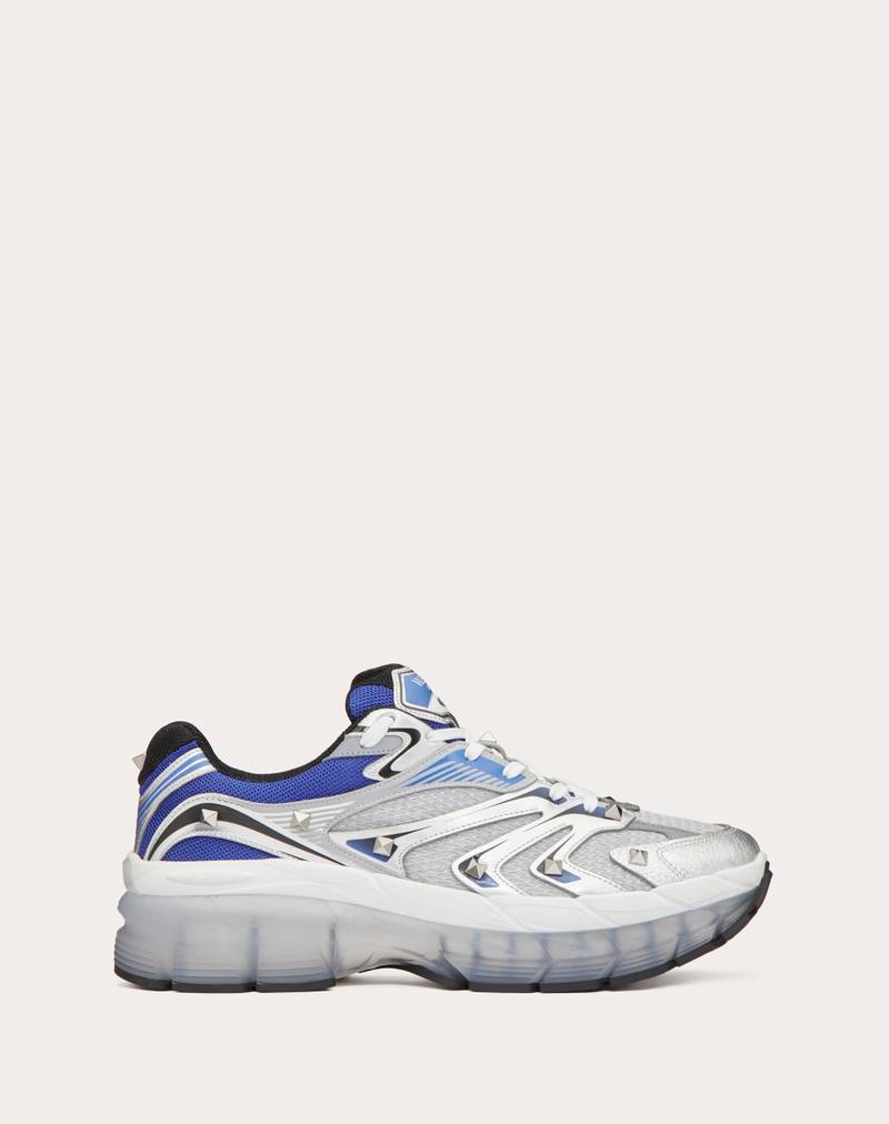 MS-2960 LOW-TOP SNEAKER IN FABRIC AND CALFSKIN 1