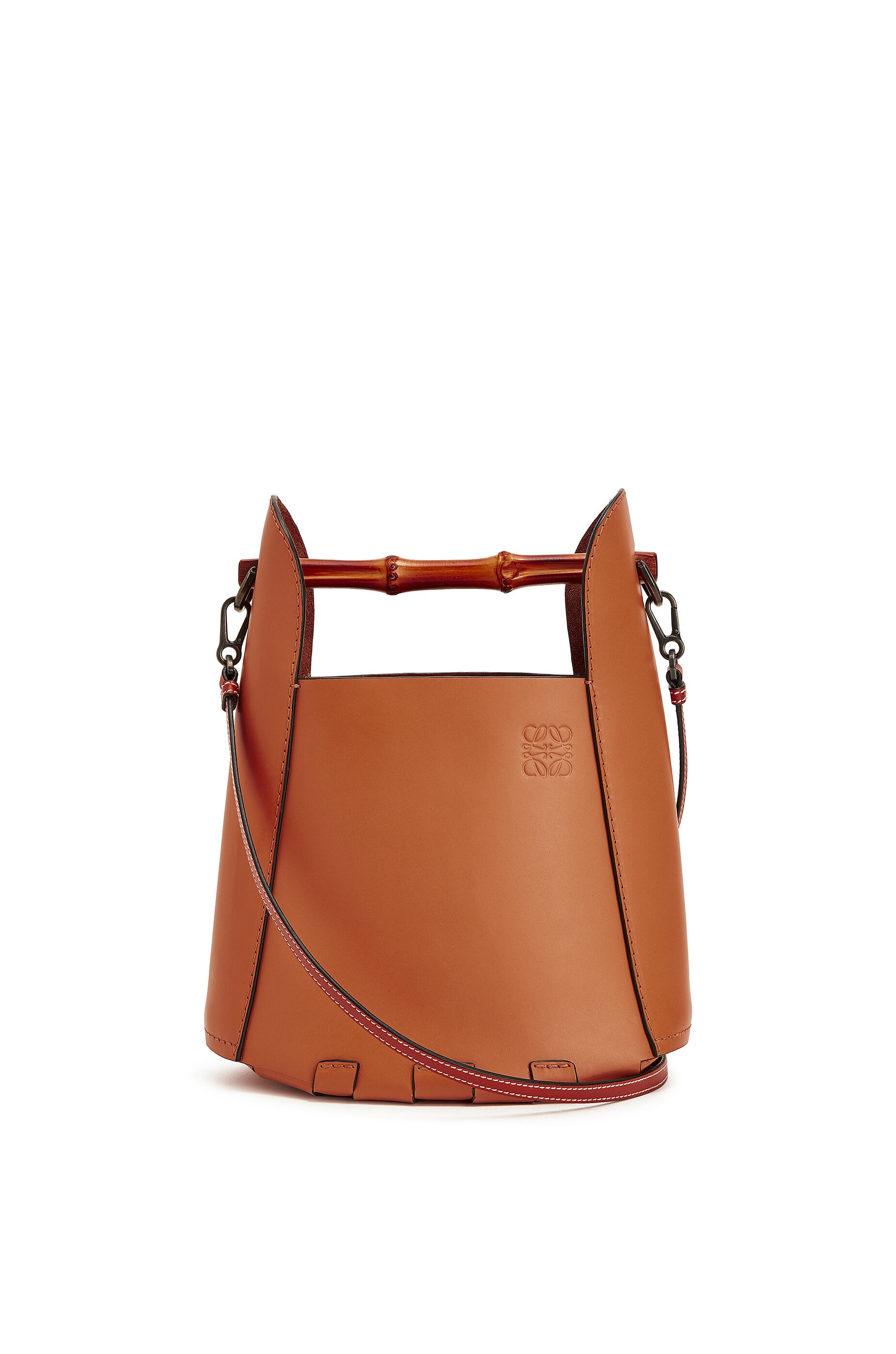 Bamboo bucket bag in calfskin - 1