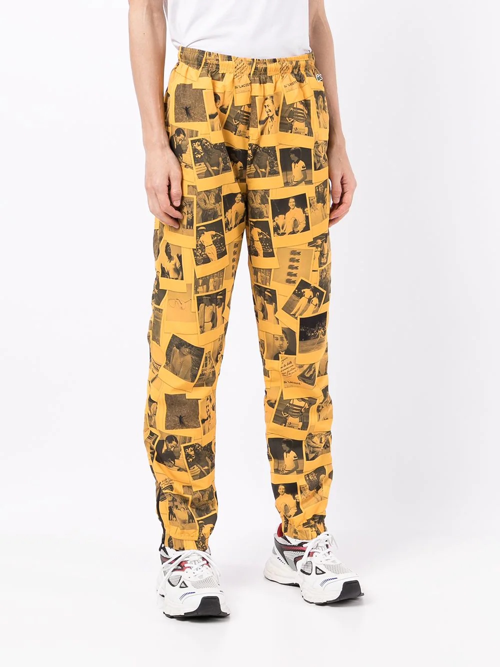 polaroid-print track trousers - 3