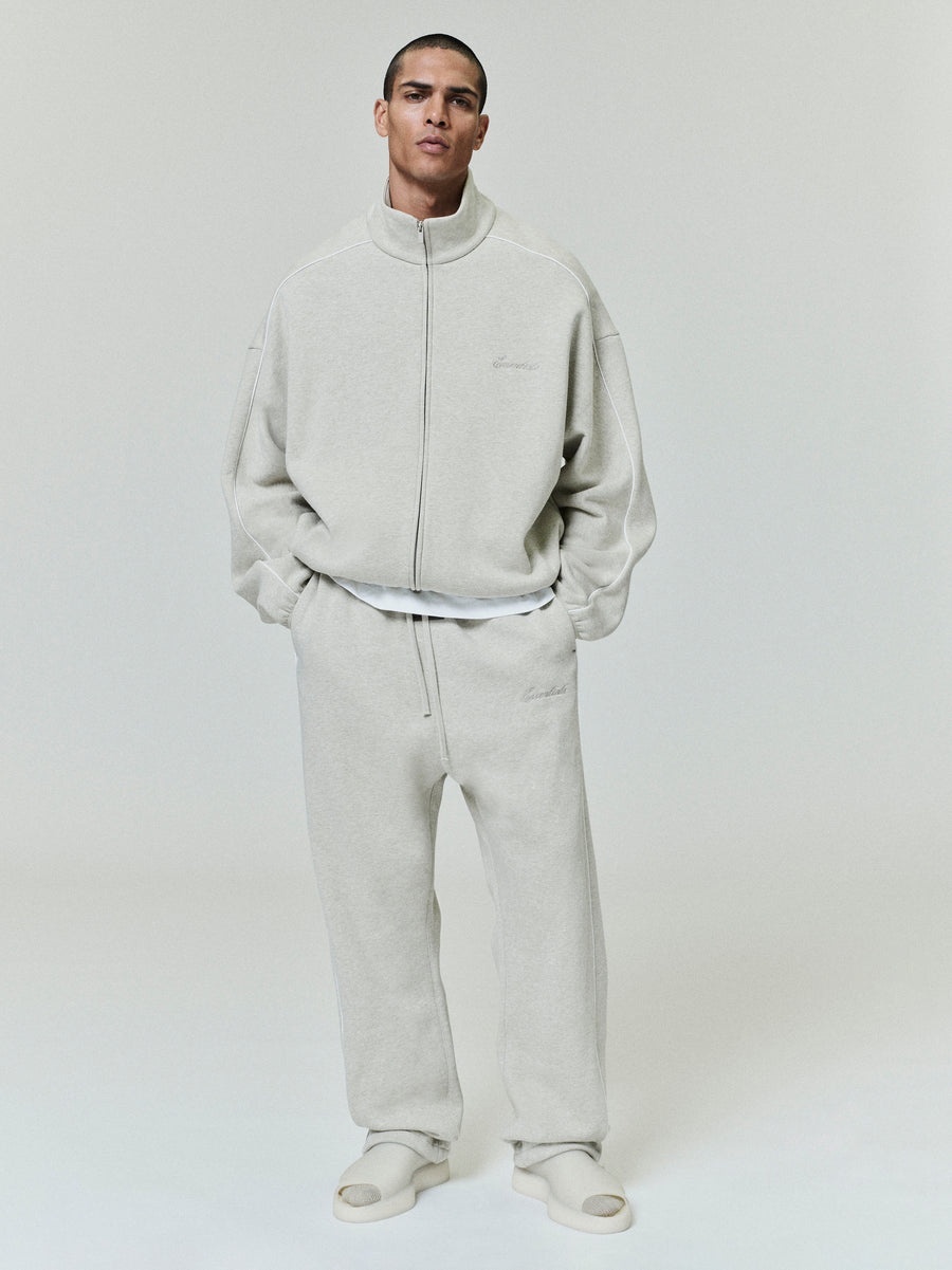 Modern Fleece Track Jacket With Piping - 3