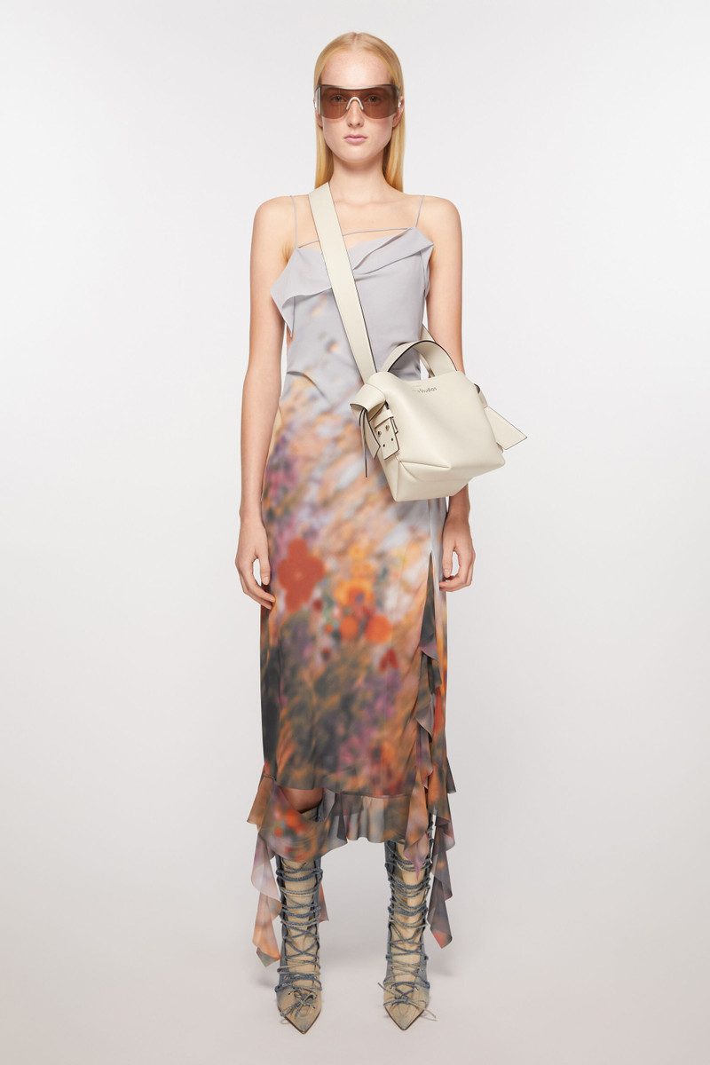 Acne Studios Musubi mini shoulder bag - White/black outlook