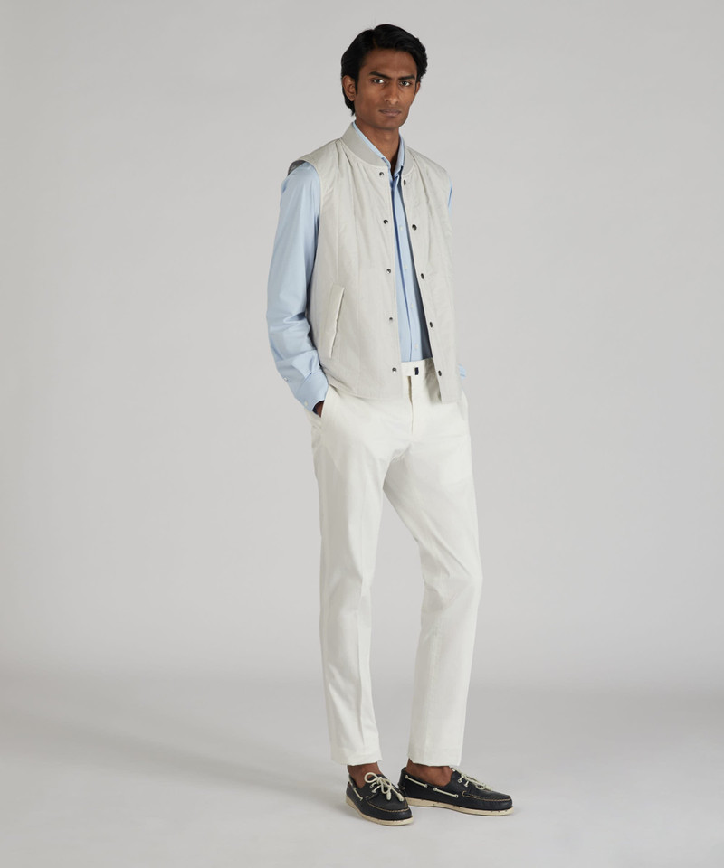 Slim-fit technical wash & wear jersey shirt 5