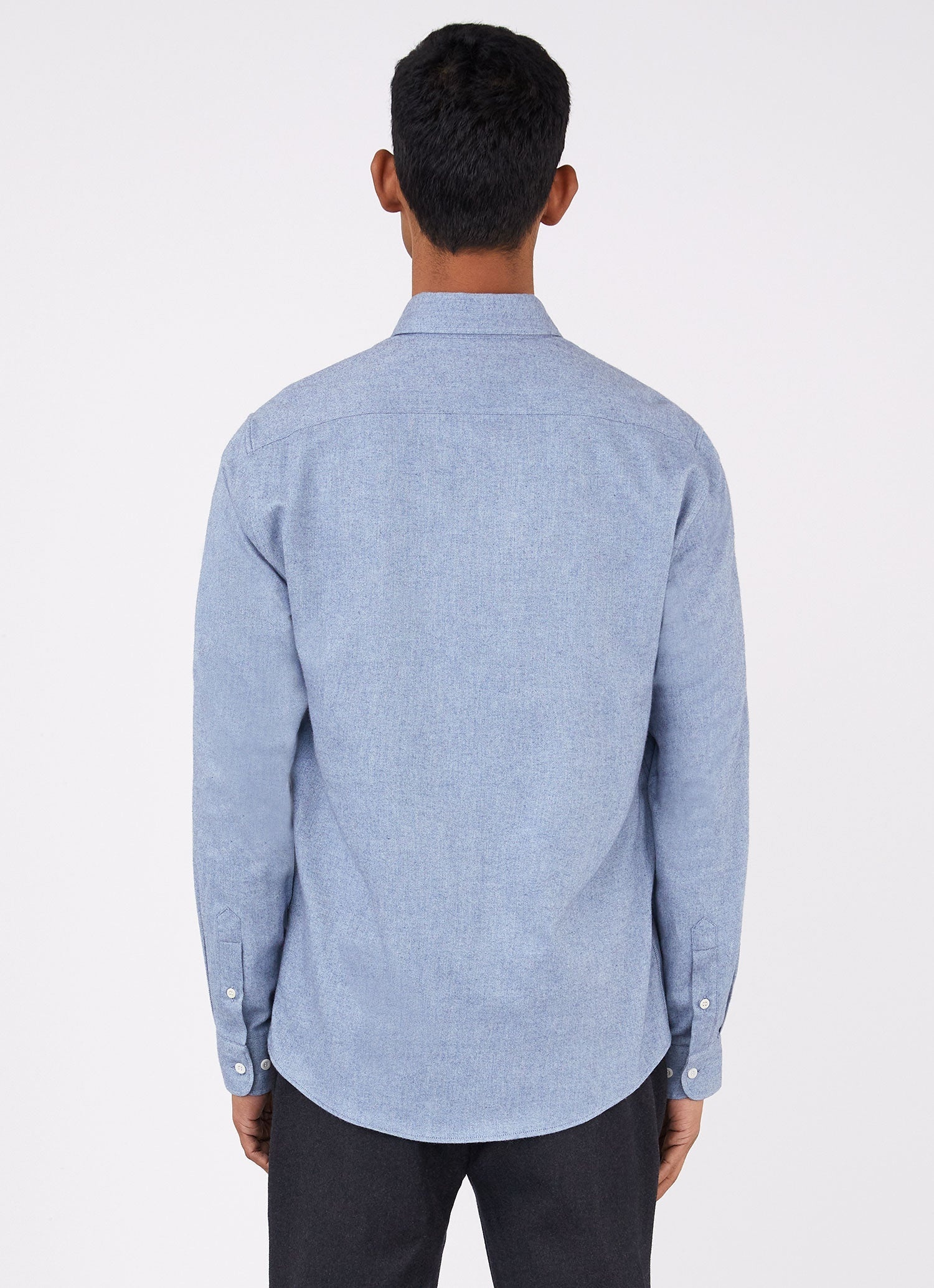 Brushed Cotton Flannel Shirt - 4