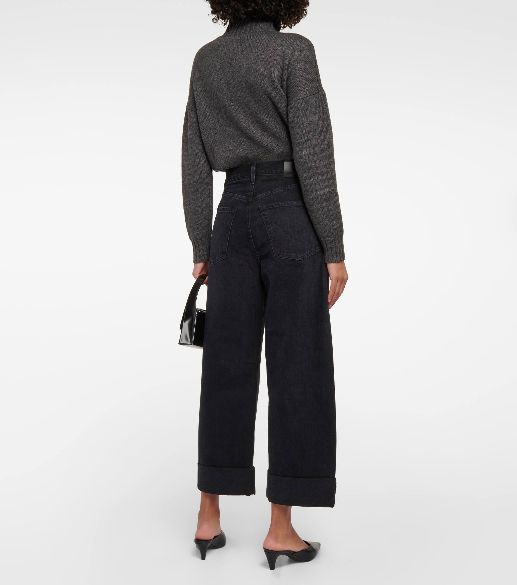Ayla high-rise wide-leg jeans - 3