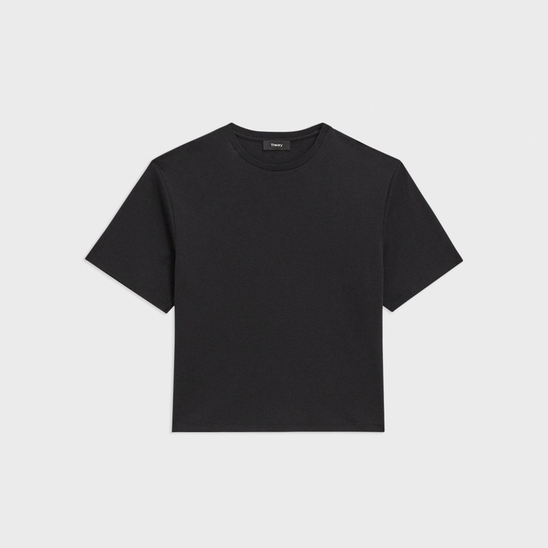 Boxy Tee in Cotton Jersey - 1