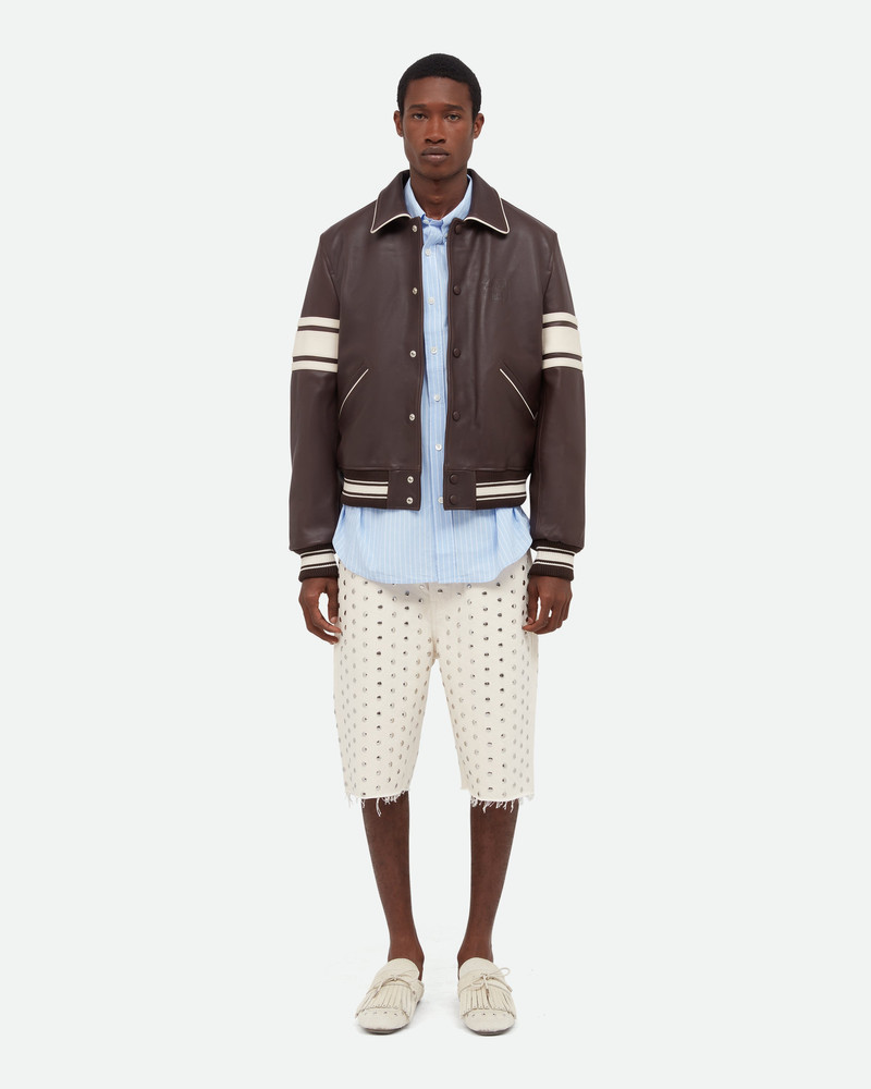 Wales Bonner x Stüssy Leather Varsity 1