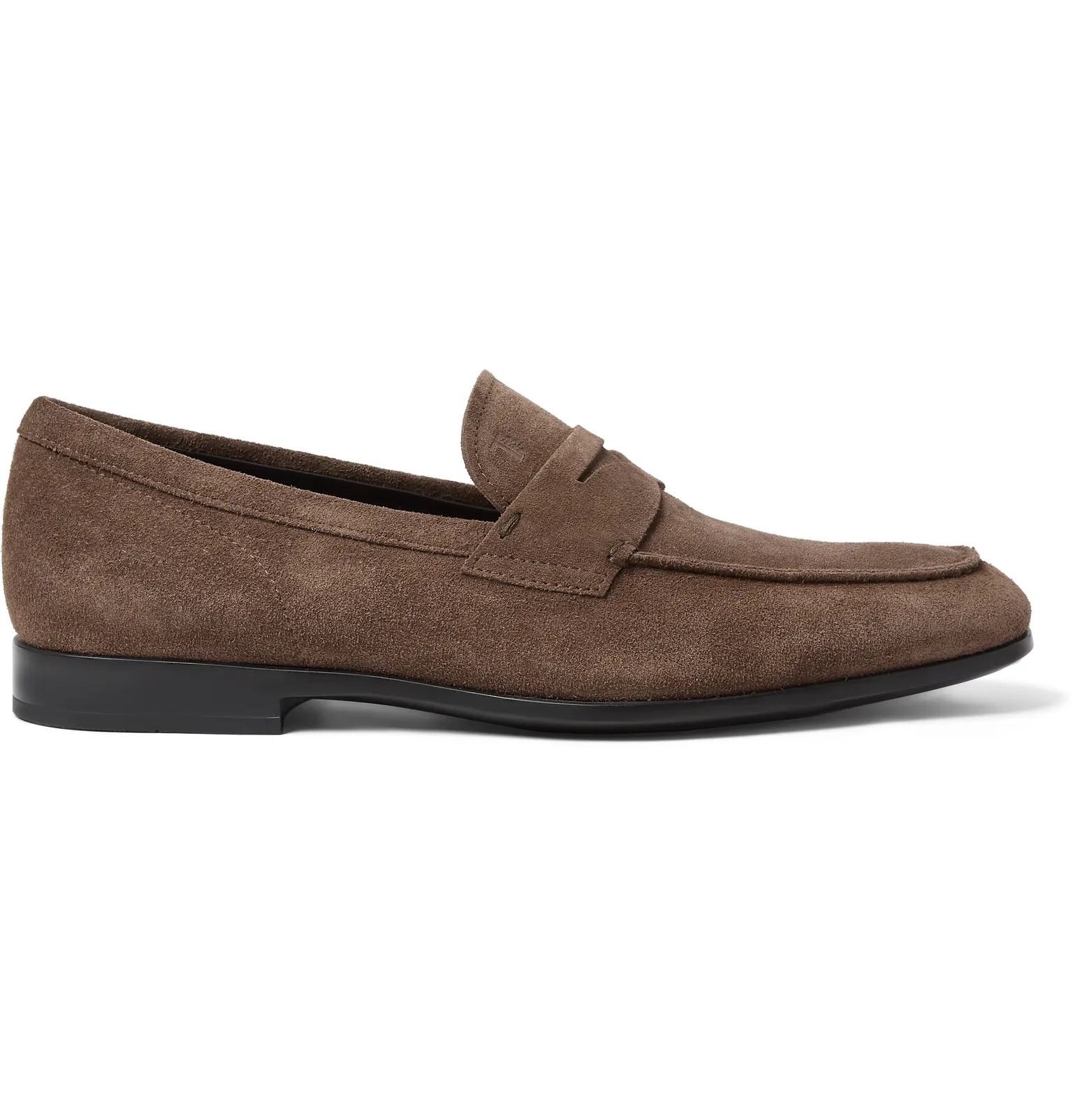 Suede Penny Loafers - 1